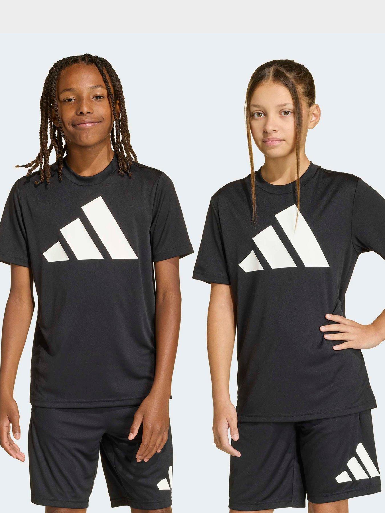 Image 1 of 7 of adidas Junior Unisex Train Essentials T-Shirt - Black
