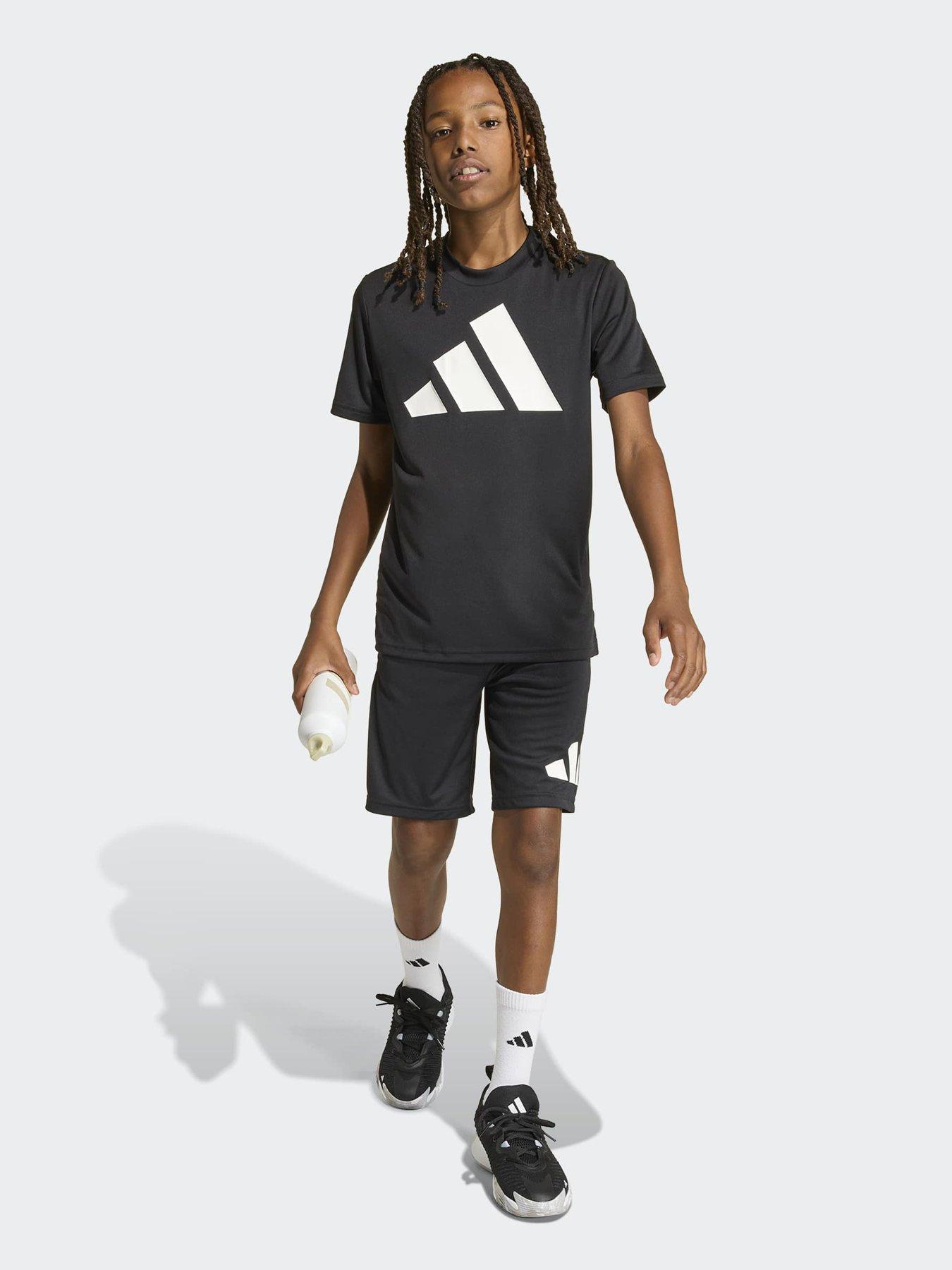 Image 3 of 7 of adidas Junior Unisex Train Essentials T-Shirt - Black