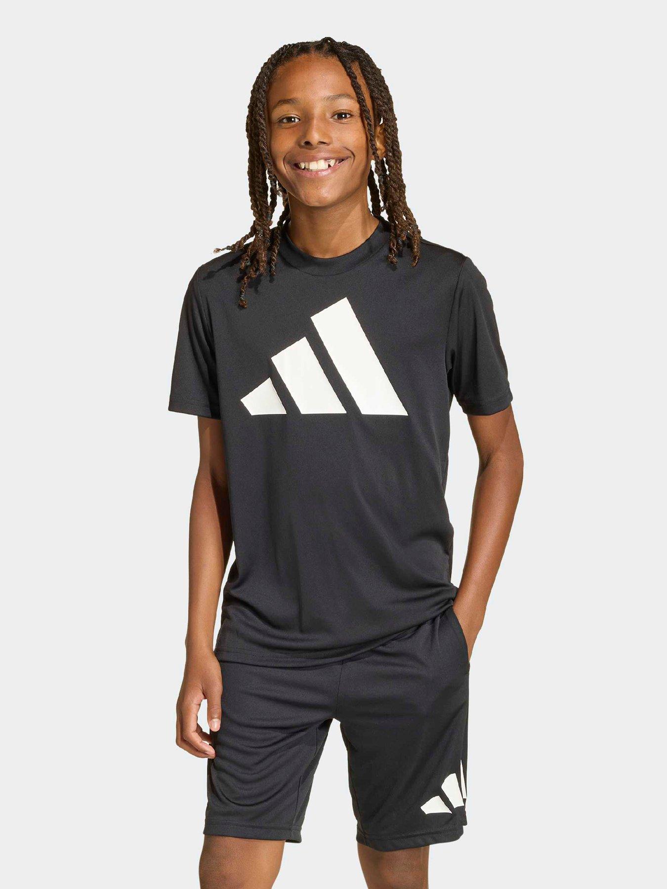 Image 4 of 7 of adidas Junior Unisex Train Essentials T-Shirt - Black