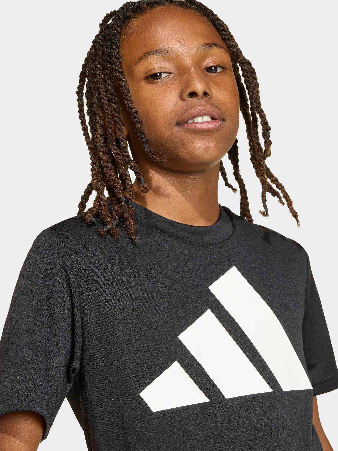 Image 6 of 7 of adidas Junior Unisex Train Essentials T-Shirt - Black