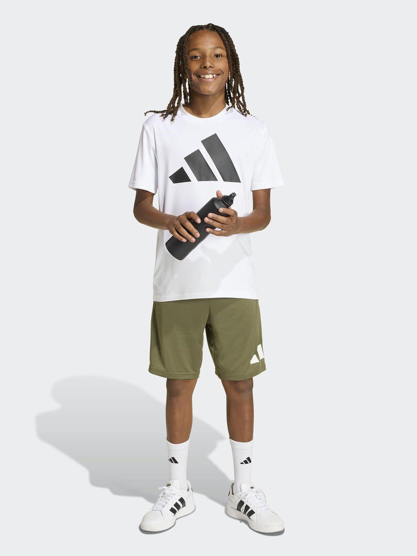 adidas Junior Unisex Train Essentials T-Shirt - White