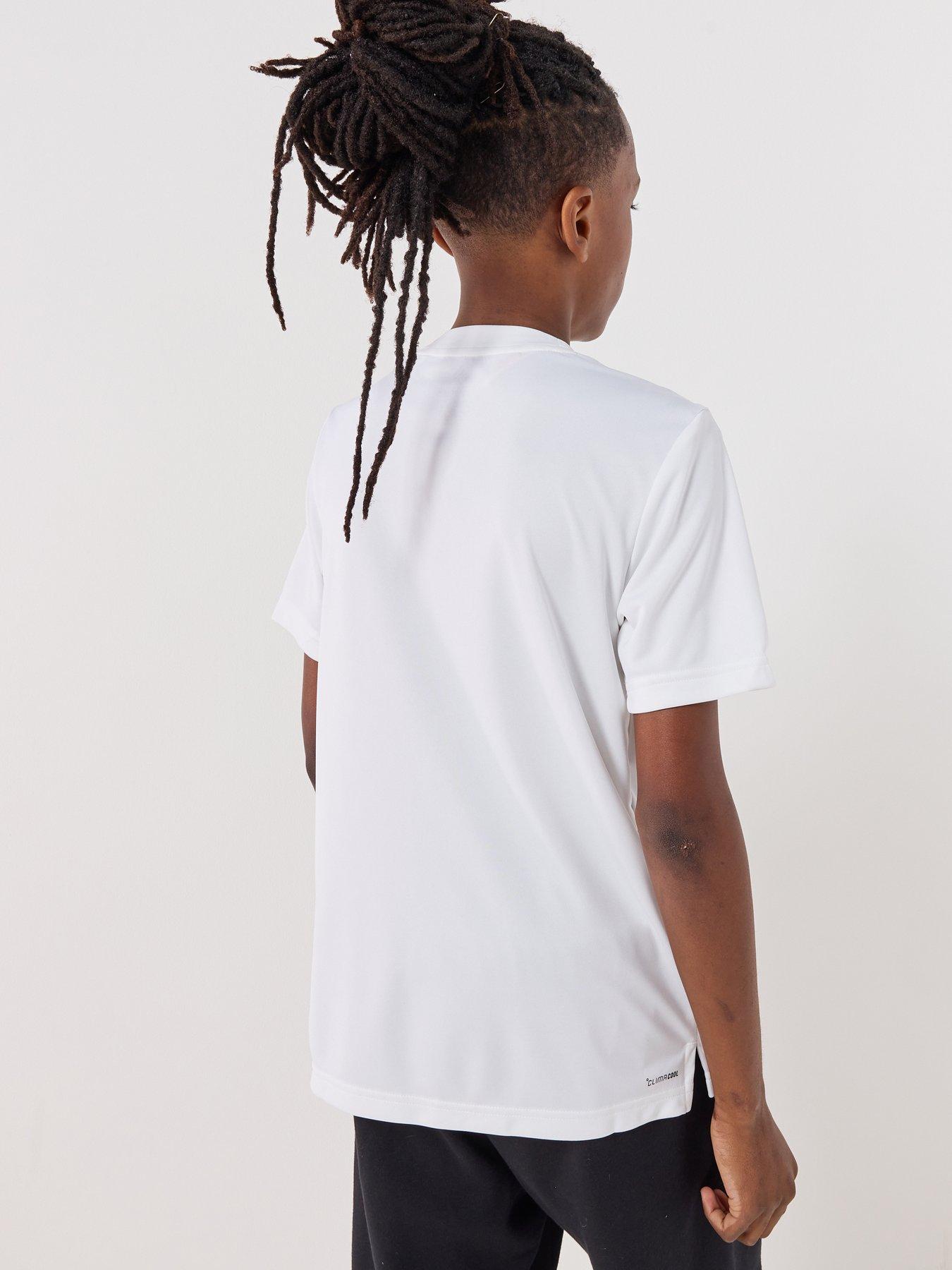 Image 2 of 5 of adidas Junior Unisex Train Essentials T-Shirt - White
