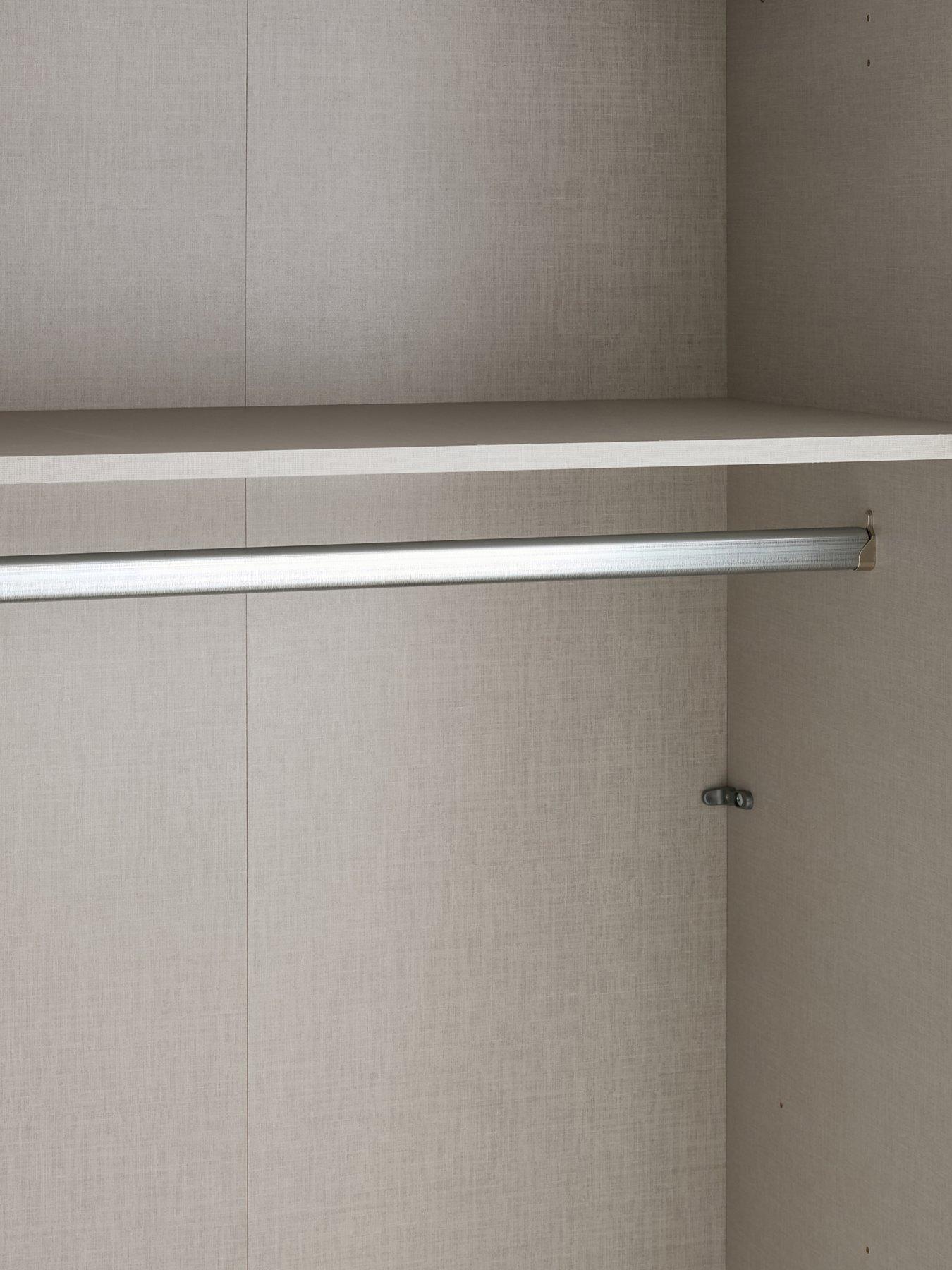 Image 5 of 7 of The Very Collection Prague 5 Door Mirrored&nbsp;Wardrobe - Oatmeal - FSC&reg; Certified
