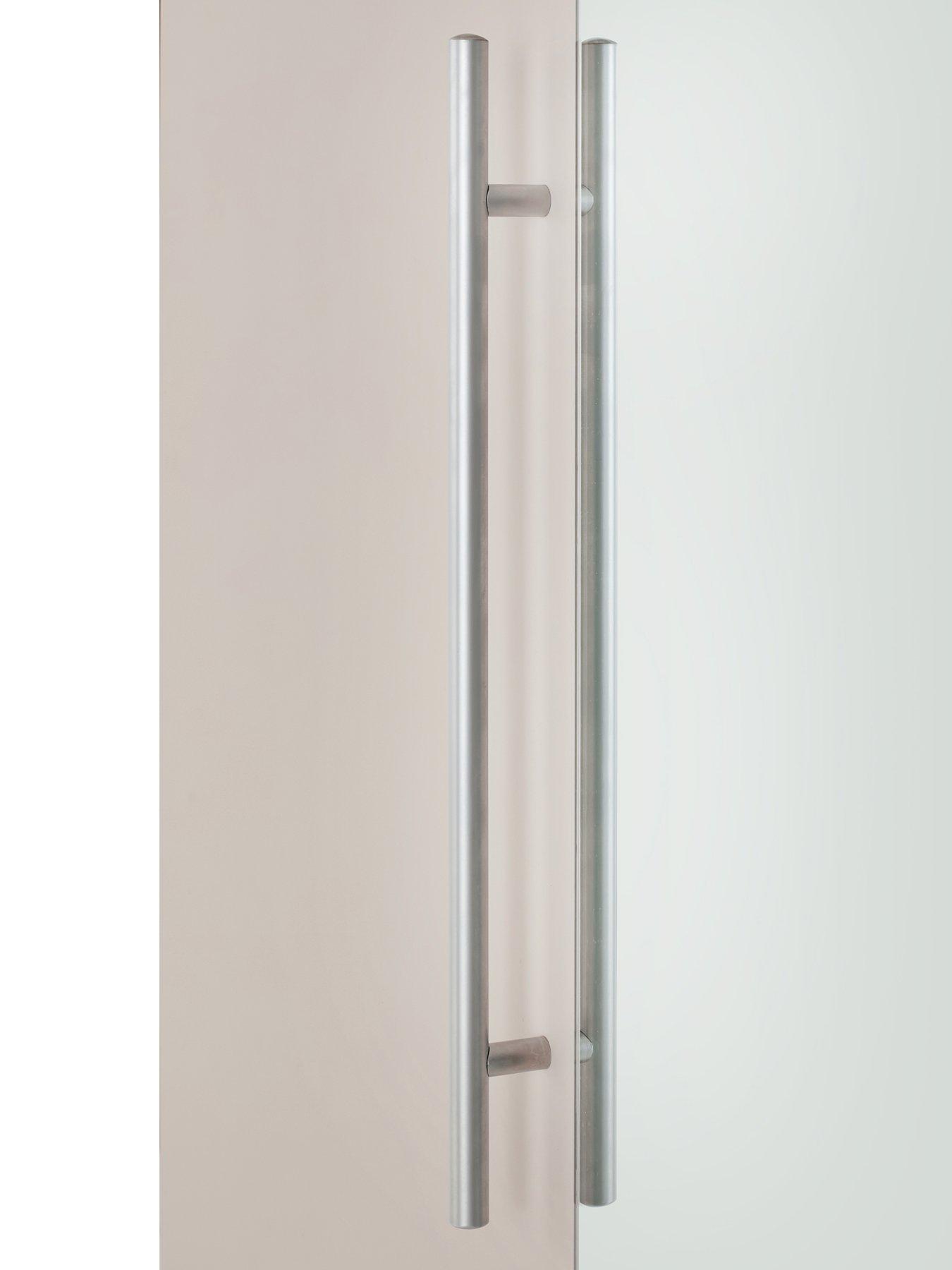 Image 6 of 7 of The Very Collection Prague 5 Door Mirrored&nbsp;Wardrobe - Oatmeal - FSC&reg; Certified