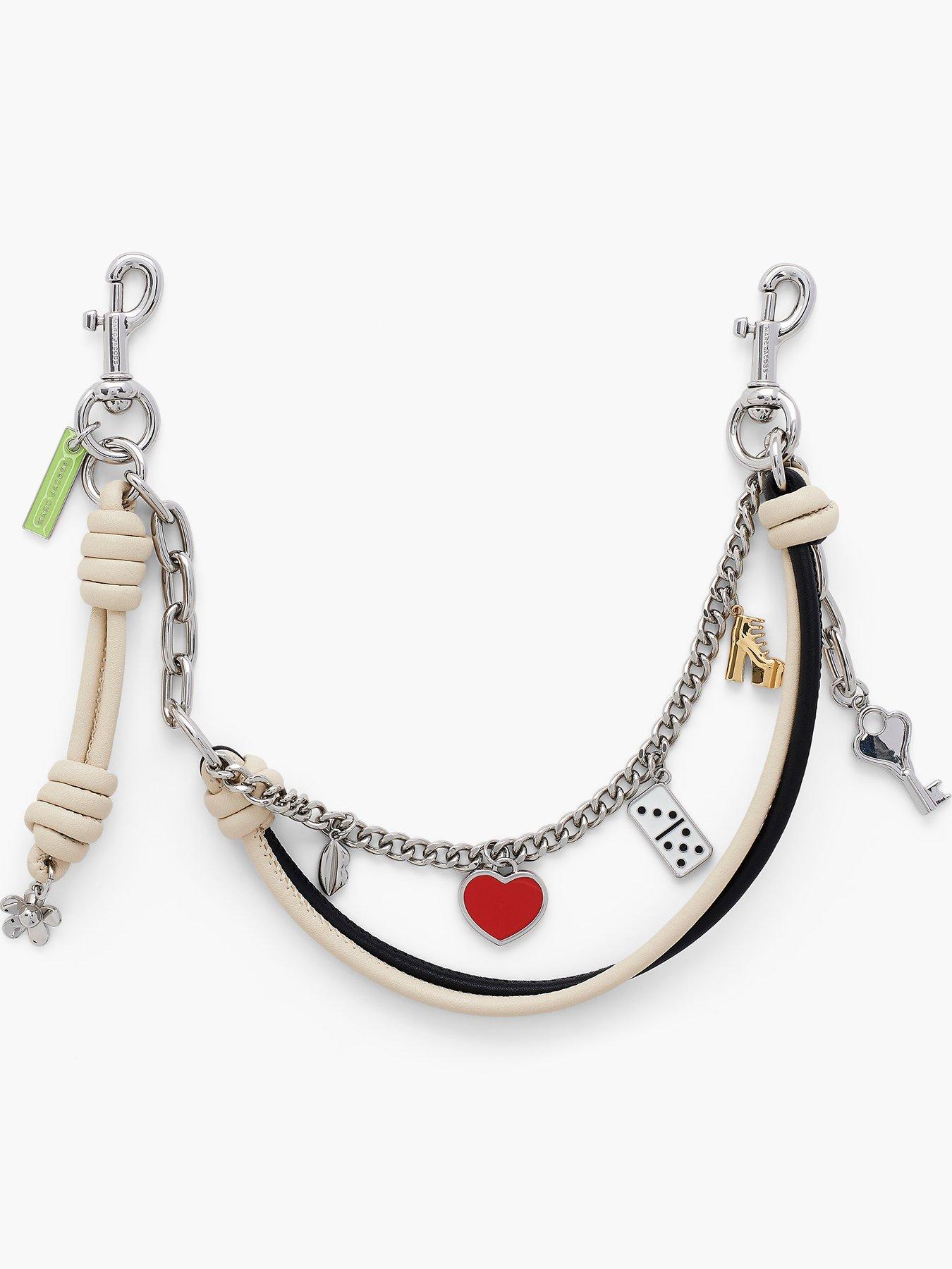 MARC JACOBS The Mini Icon Chain Charm - Black