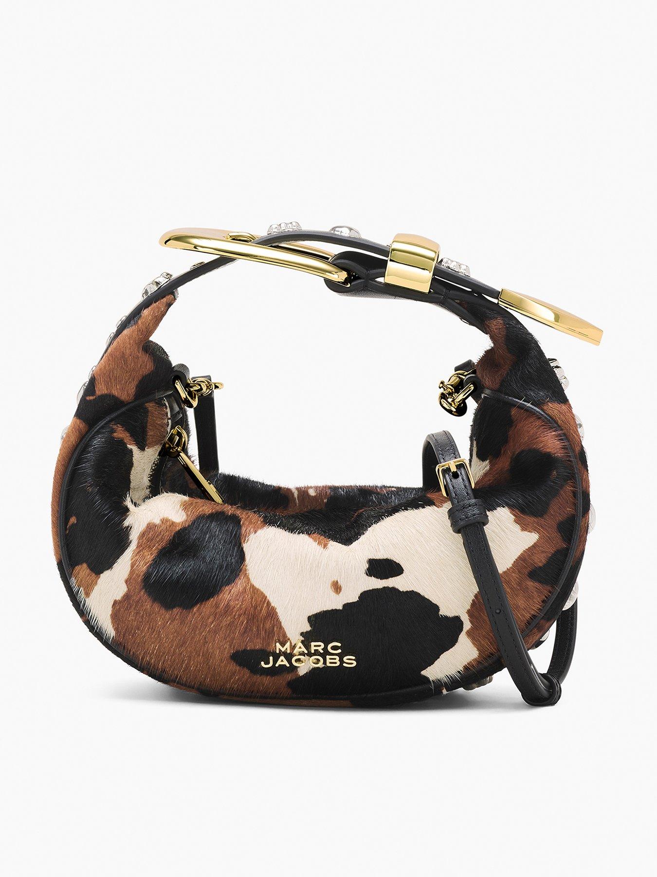 MARC JACOBS The Party Bag Cow Print - Brown