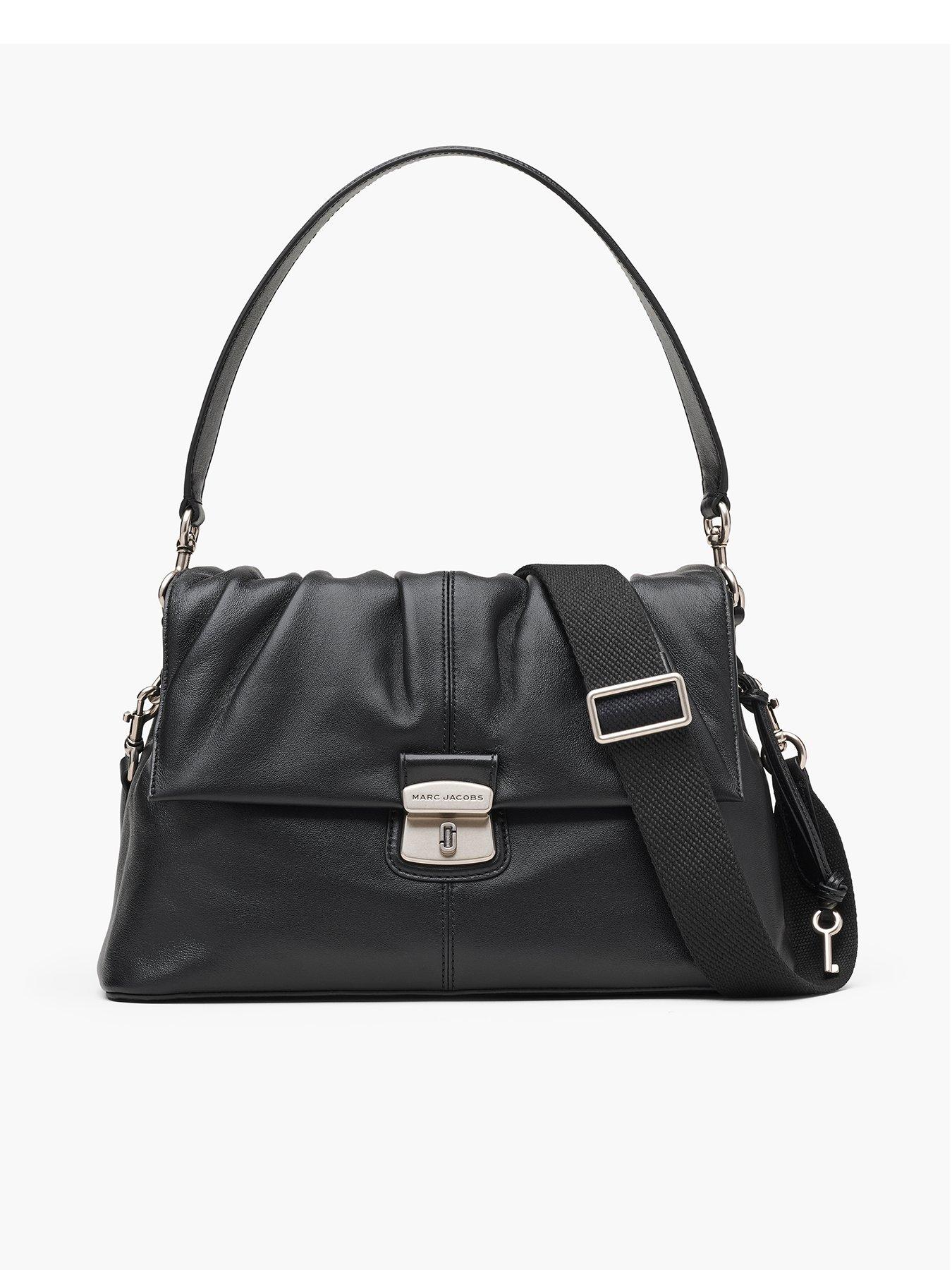 Image 1 of 5 of MARC JACOBS The Cristina Messenger Bag - Black