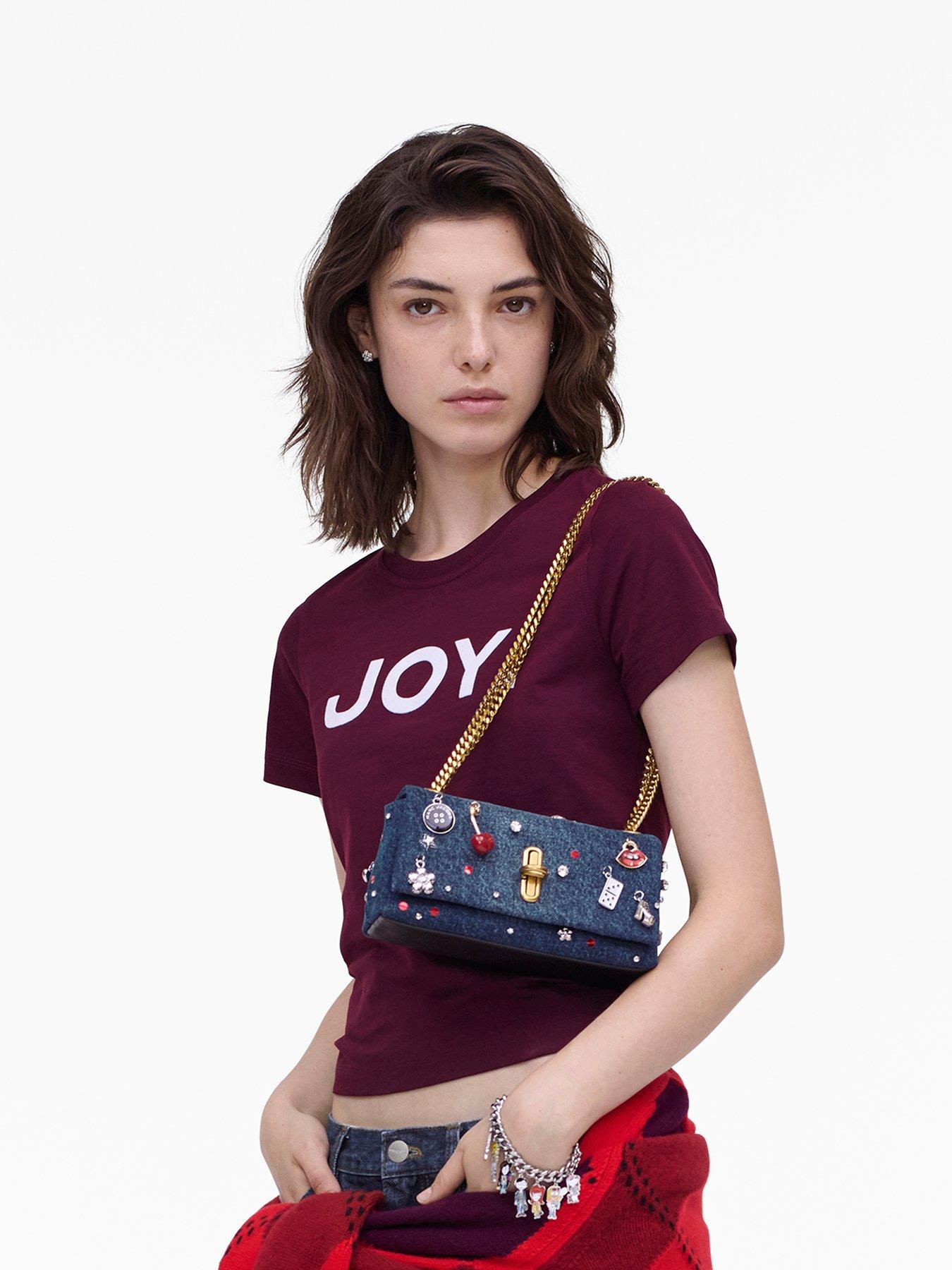 MARC JACOBS The Trinket Charm Denim Dual Chain Mini Bag - Blue | Very