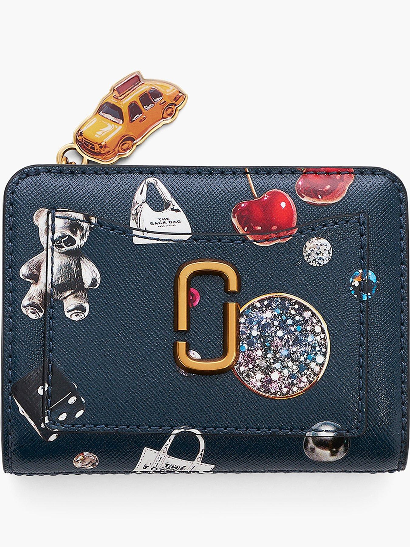 MARC JACOBS The Mini Compact Wallet Charms - Blue