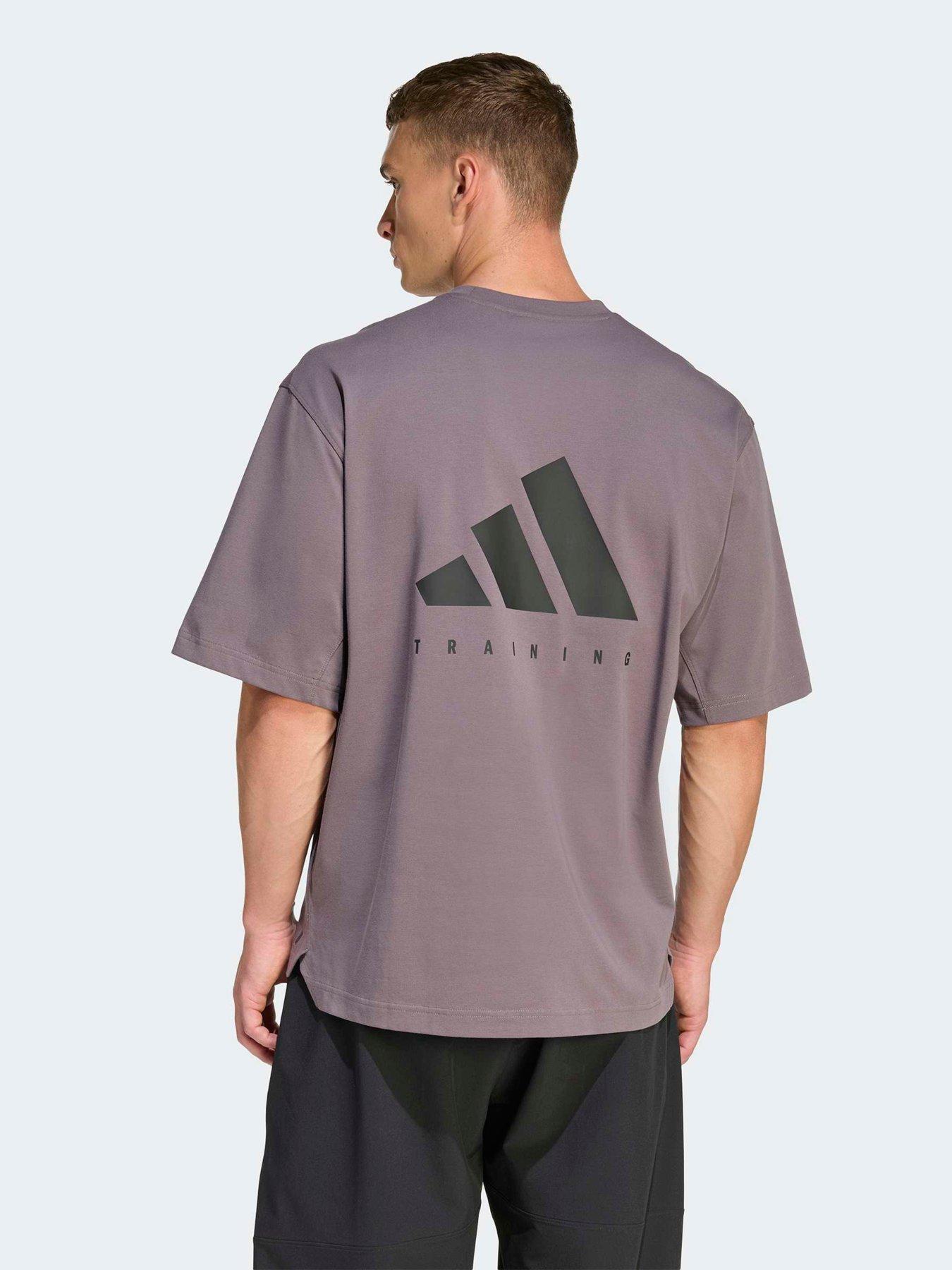 adidas Mens Training Power T-Shirt - Grey
