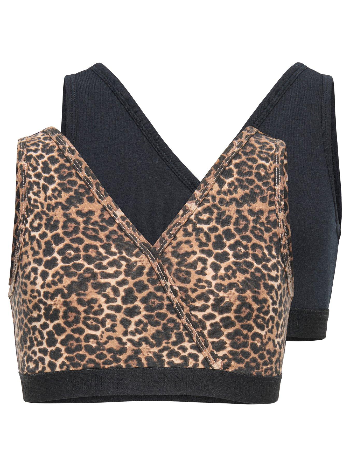 Only Kids Girls 2 Pack Reversible Crop Tops - Multi