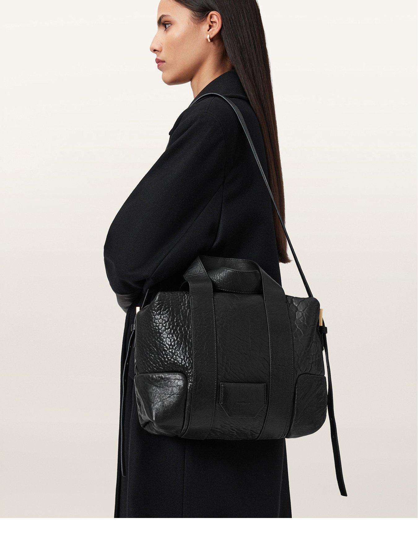 AllSaints Ares Grain Shoulder Bag - Black
