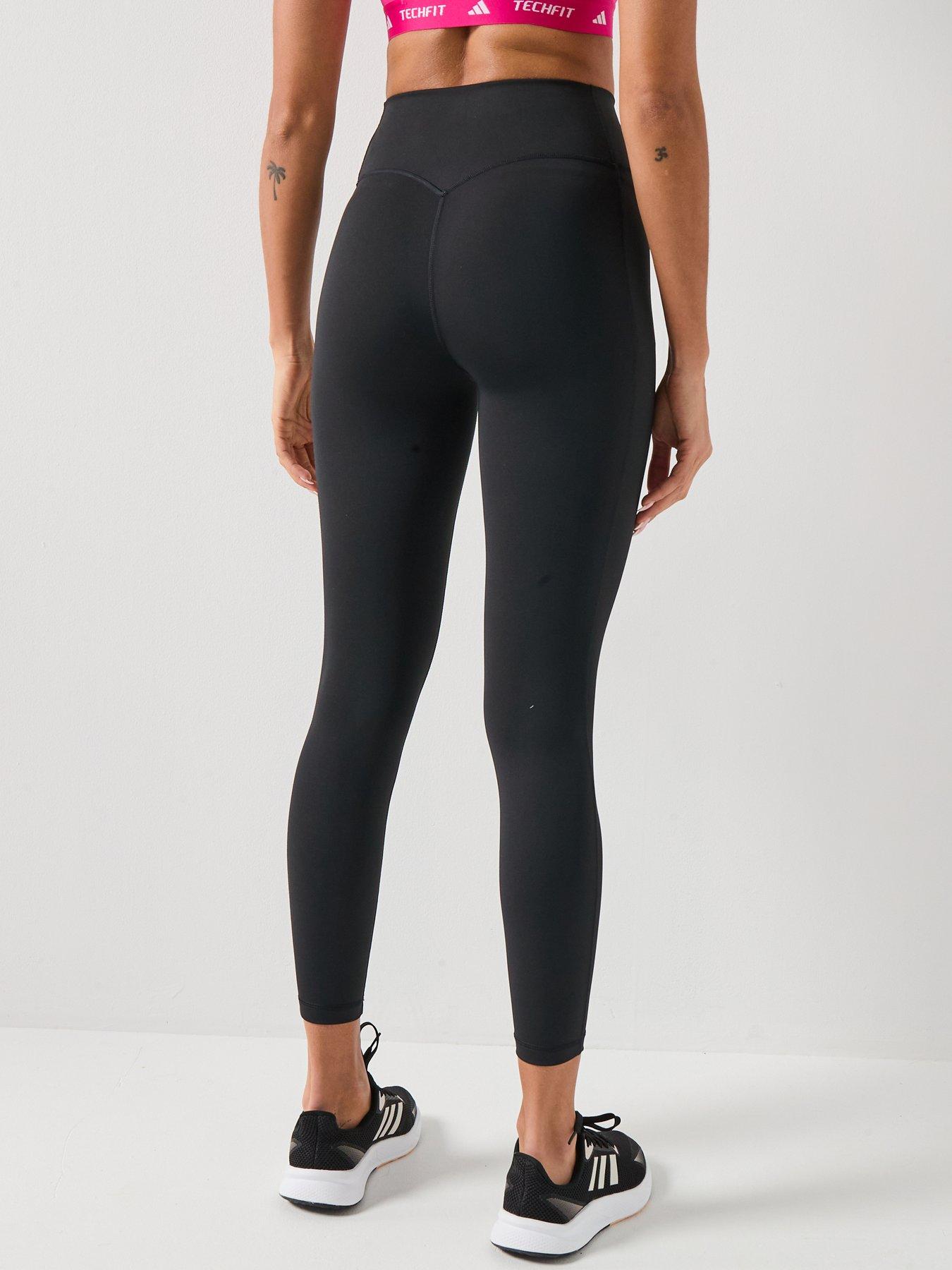 Image 2 of 6 of adidas Womens Training Power 7/8 Tights - Black