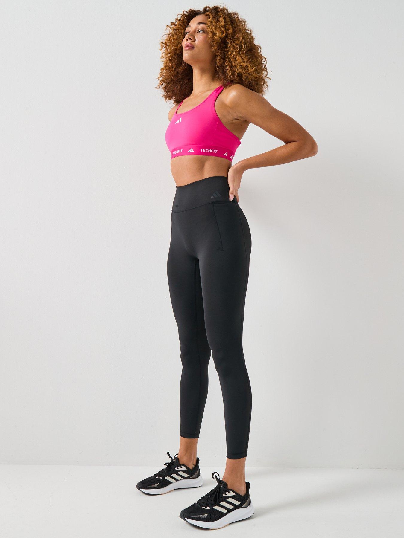 Image 5 of 6 of adidas Womens Training Power 7/8 Tights - Black