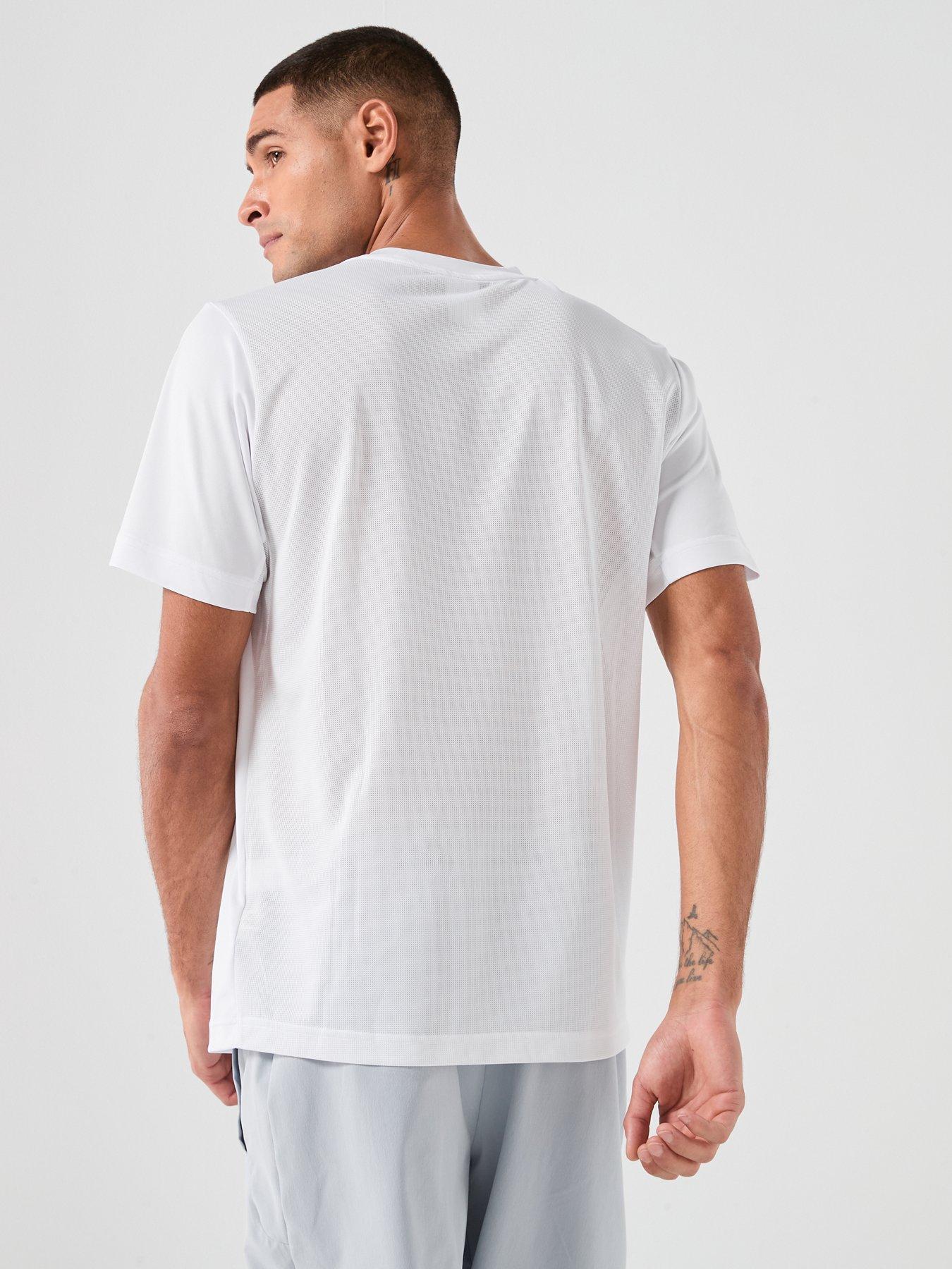 Image 2 of 5 of adidas Mens Training Tech T-Shirt - White