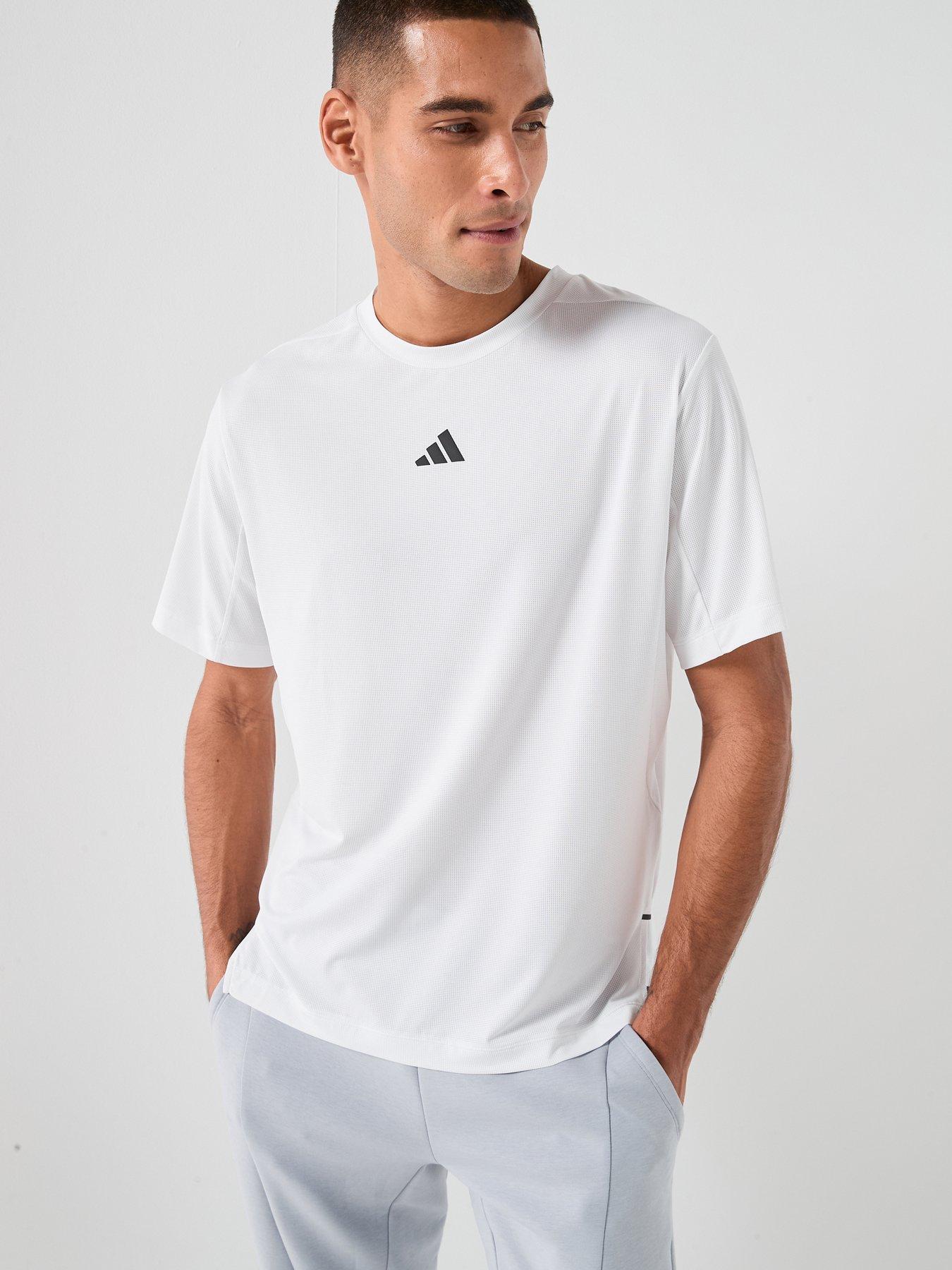 Image 1 of 6 of adidas Mens Training Power T-Shirt - White