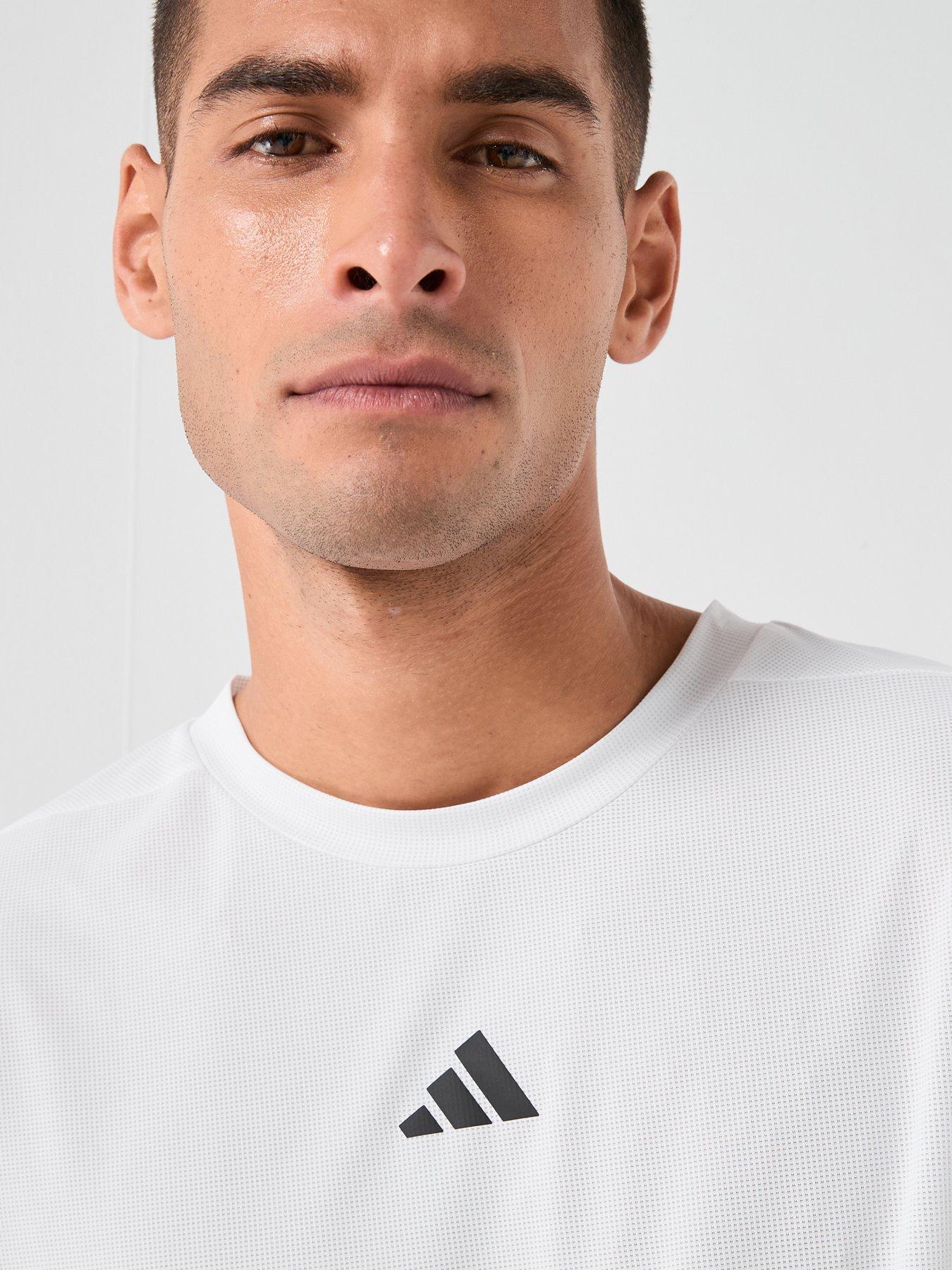 Image 6 of 6 of adidas Mens Training Power T-Shirt - White
