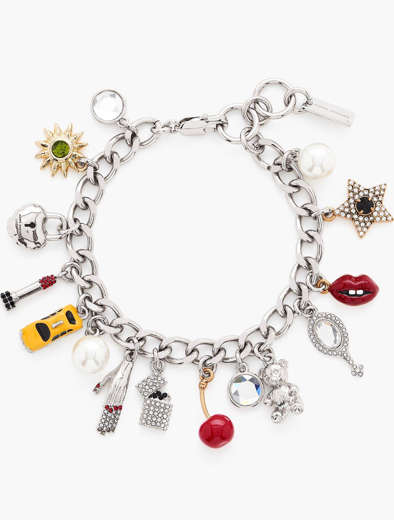 MARC JACOBS Trinket Charm Bracelet - Silver