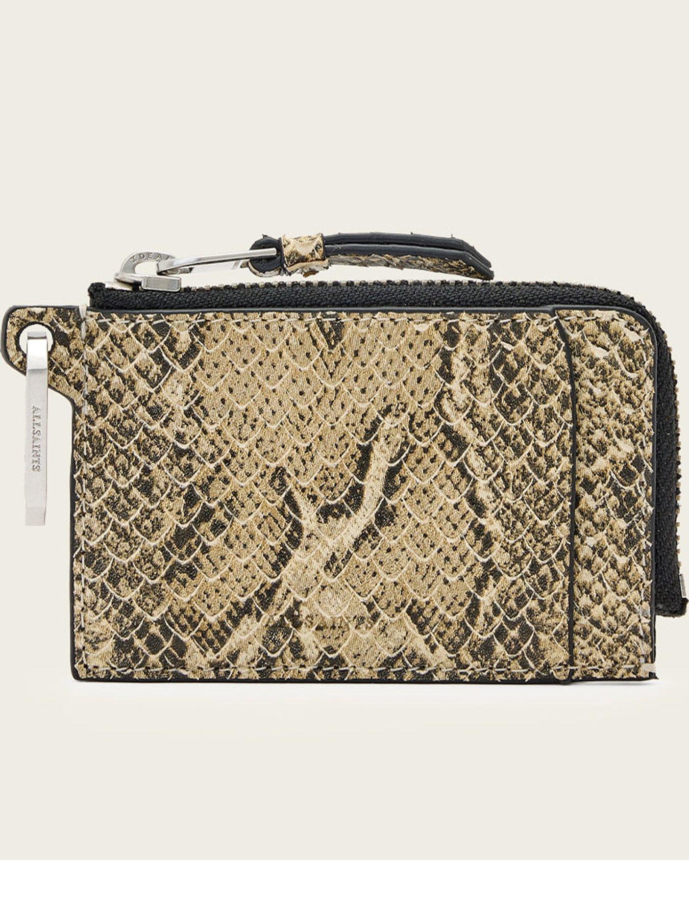 AllSaints Remy Snake Wallet