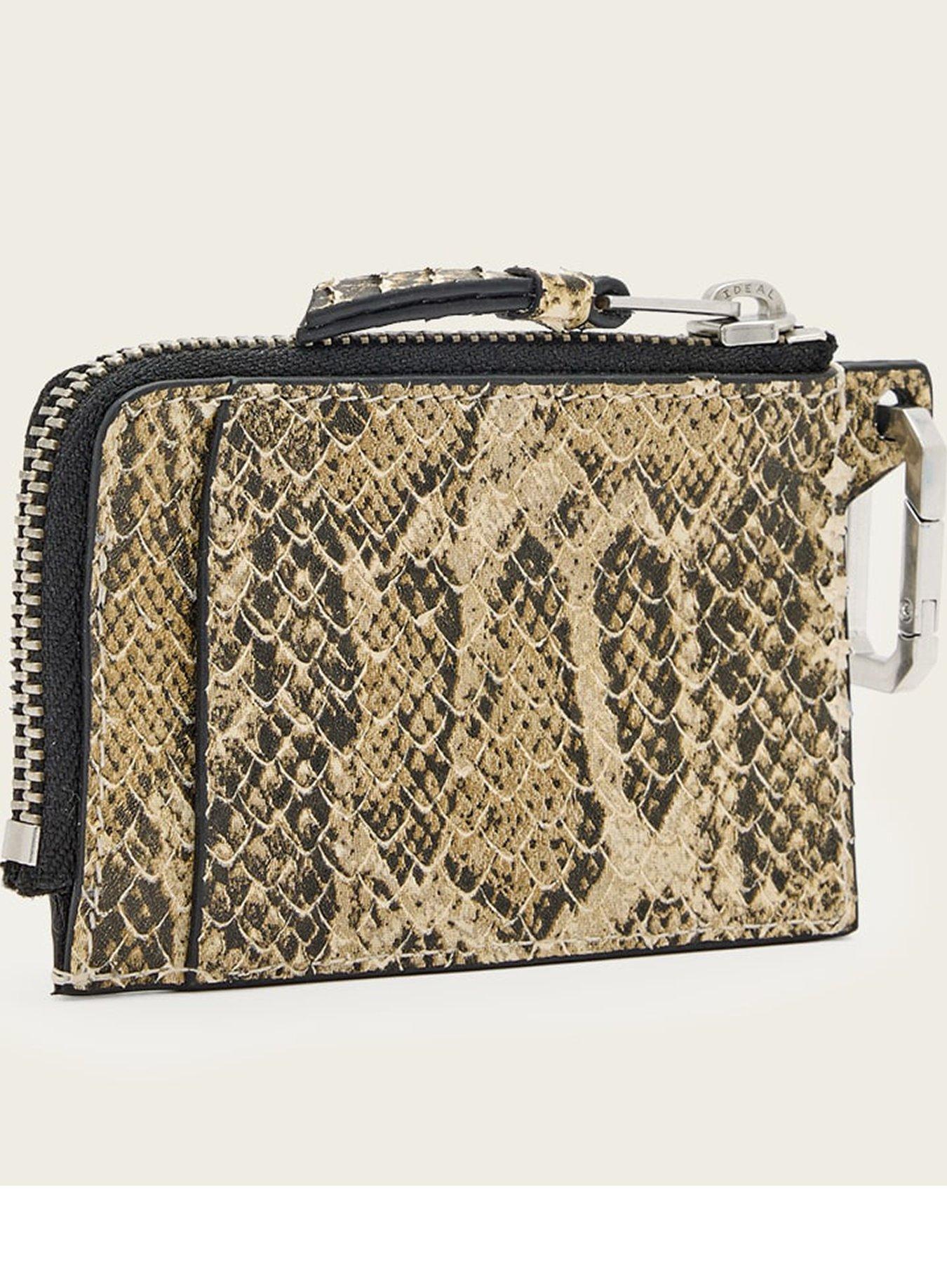 Image 2 of 4 of AllSaints Remy Snake Wallet - Print