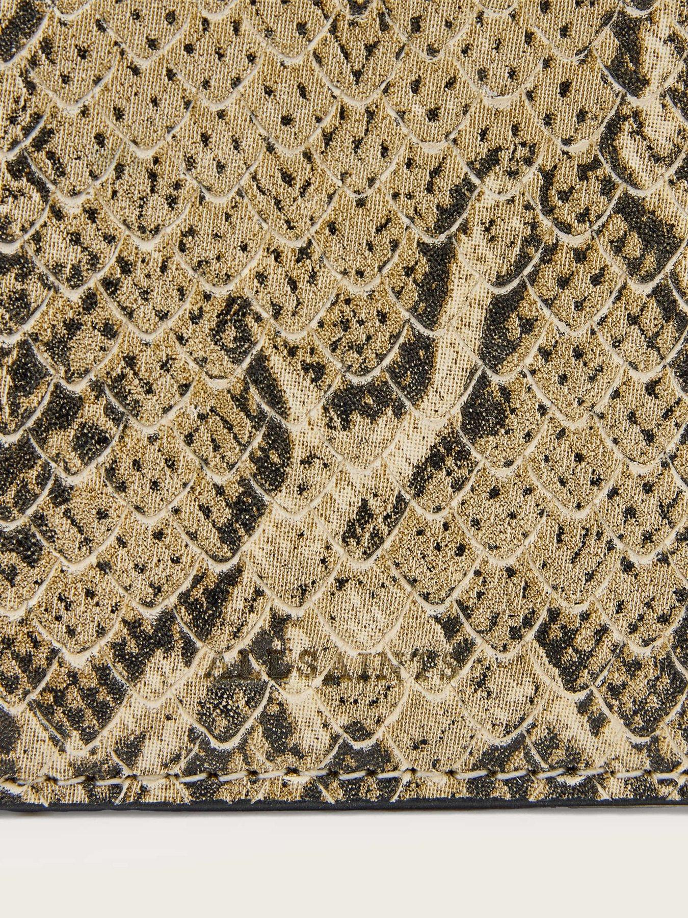 Image 4 of 4 of AllSaints Remy Snake Wallet - Print