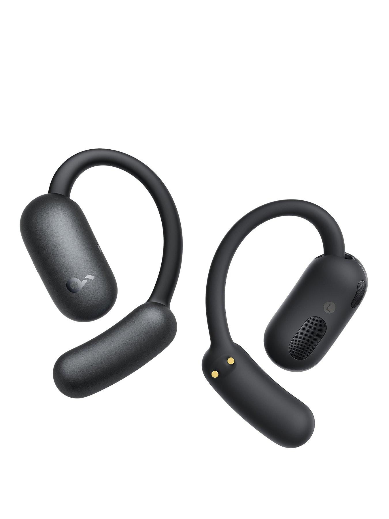 Soundcore AeroFit 2 Wireless Adjustable Open-Ear Earbuds - Black