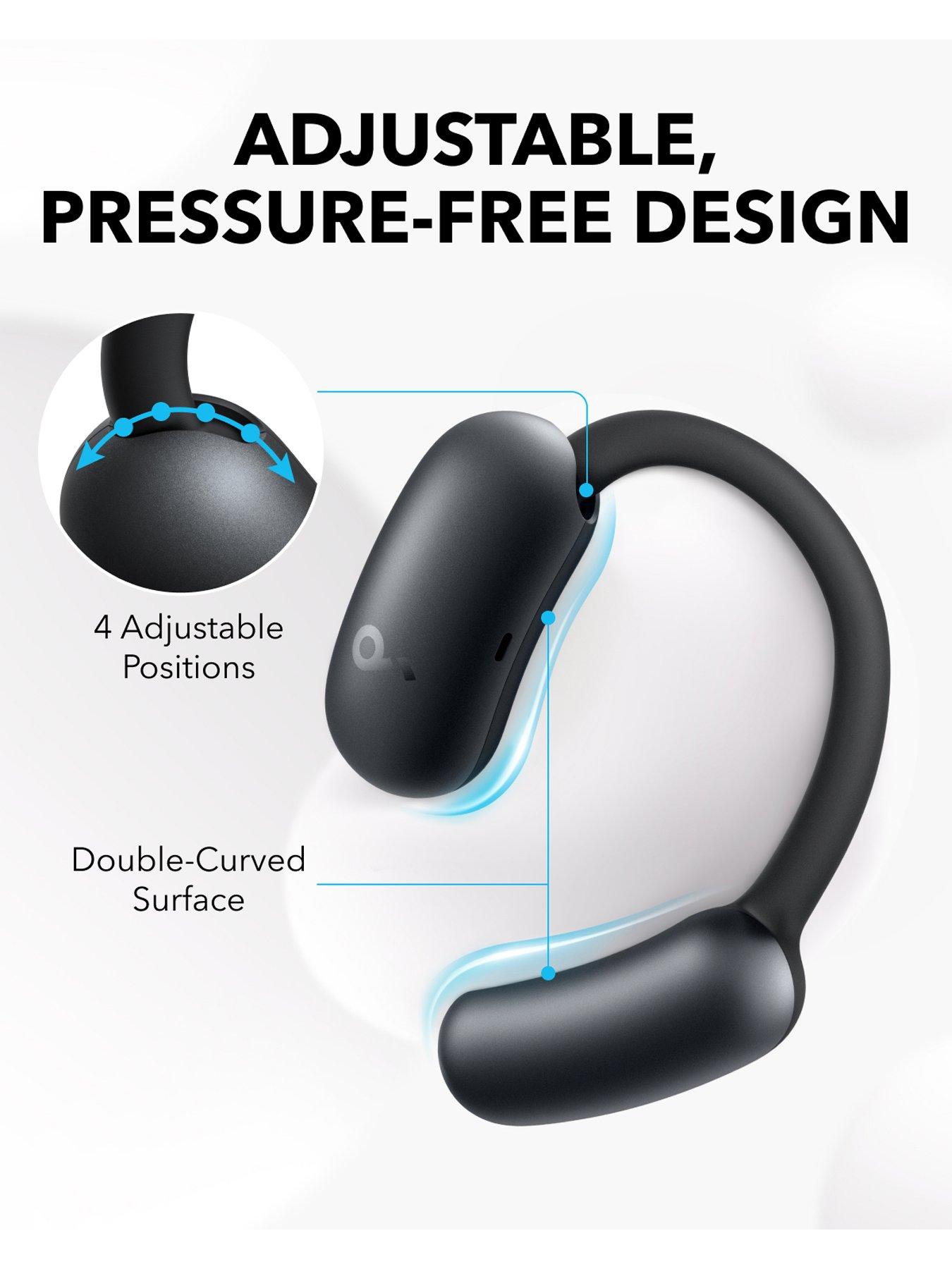 Image 4 of 8 of Soundcore AeroFit 2 Wireless Adjustable Open-Ear Earbuds&nbsp;- Black