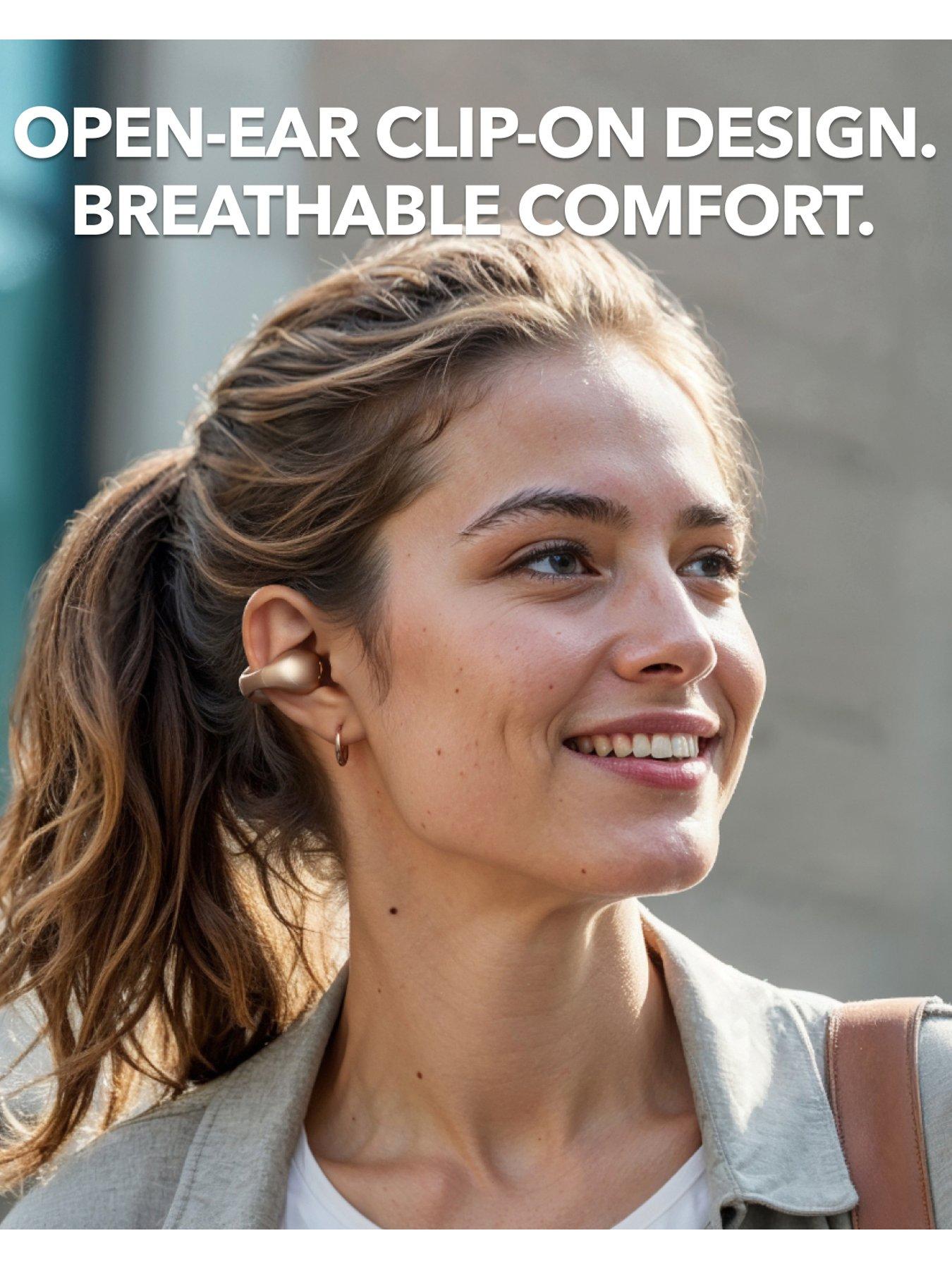 Image 3 of 8 of Soundcore C40i Wireless Open-Ear Clip-On Earbuds&nbsp;- Golden