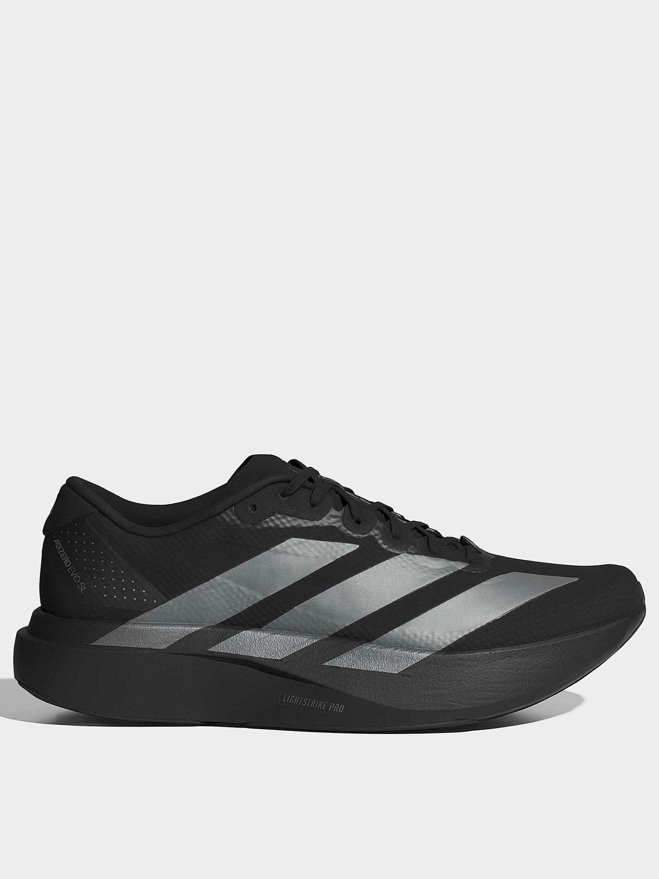 adidas Mens Running Adizero Evo Sl Woven Trainers - Black | Very