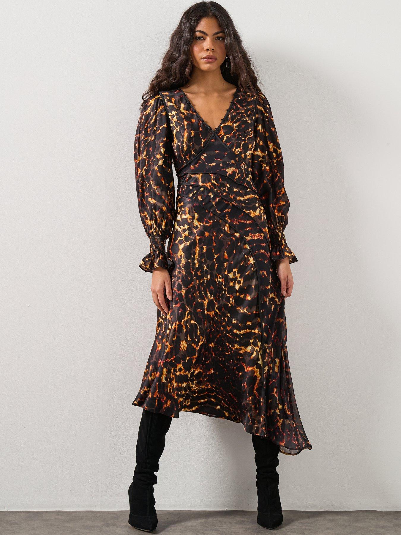 AllSaints Dannie Dress - Brown