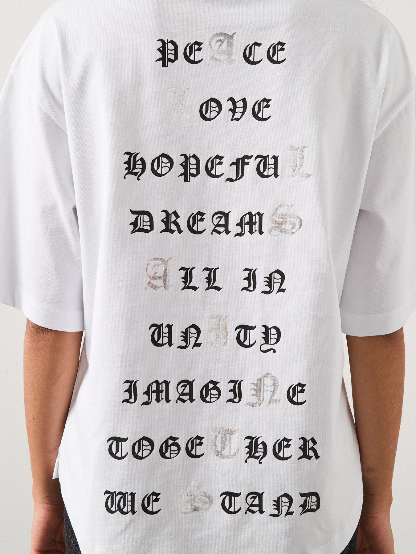 Image 4 of 6 of AllSaints Vision Amelie Tee - White