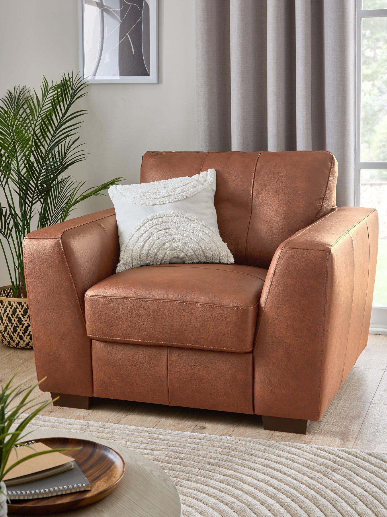 The Very Collection Arden Italian Leather Armchair