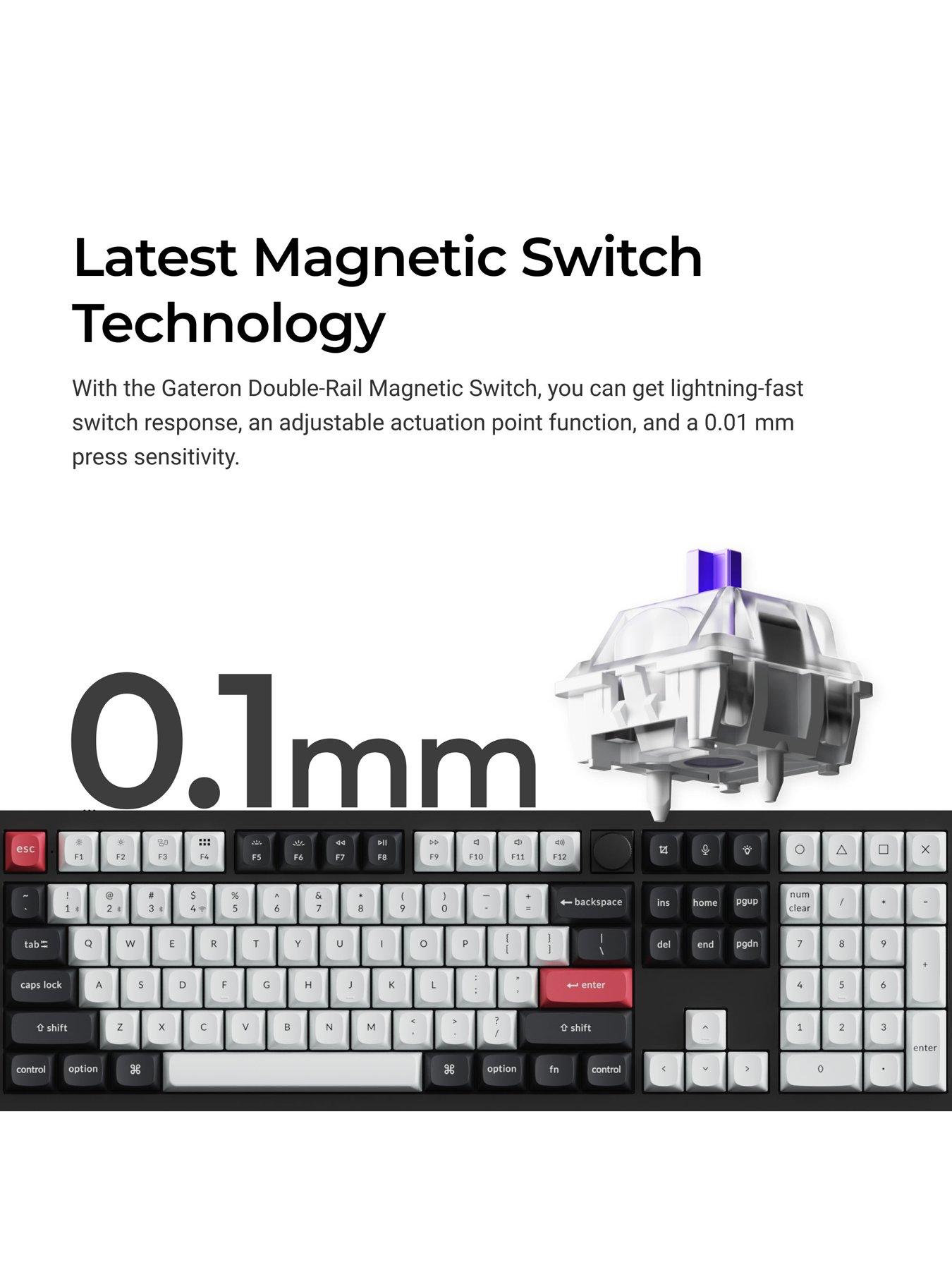 Keychron Q6 HE UK 96% layout 102 Key Carbon Black | Very