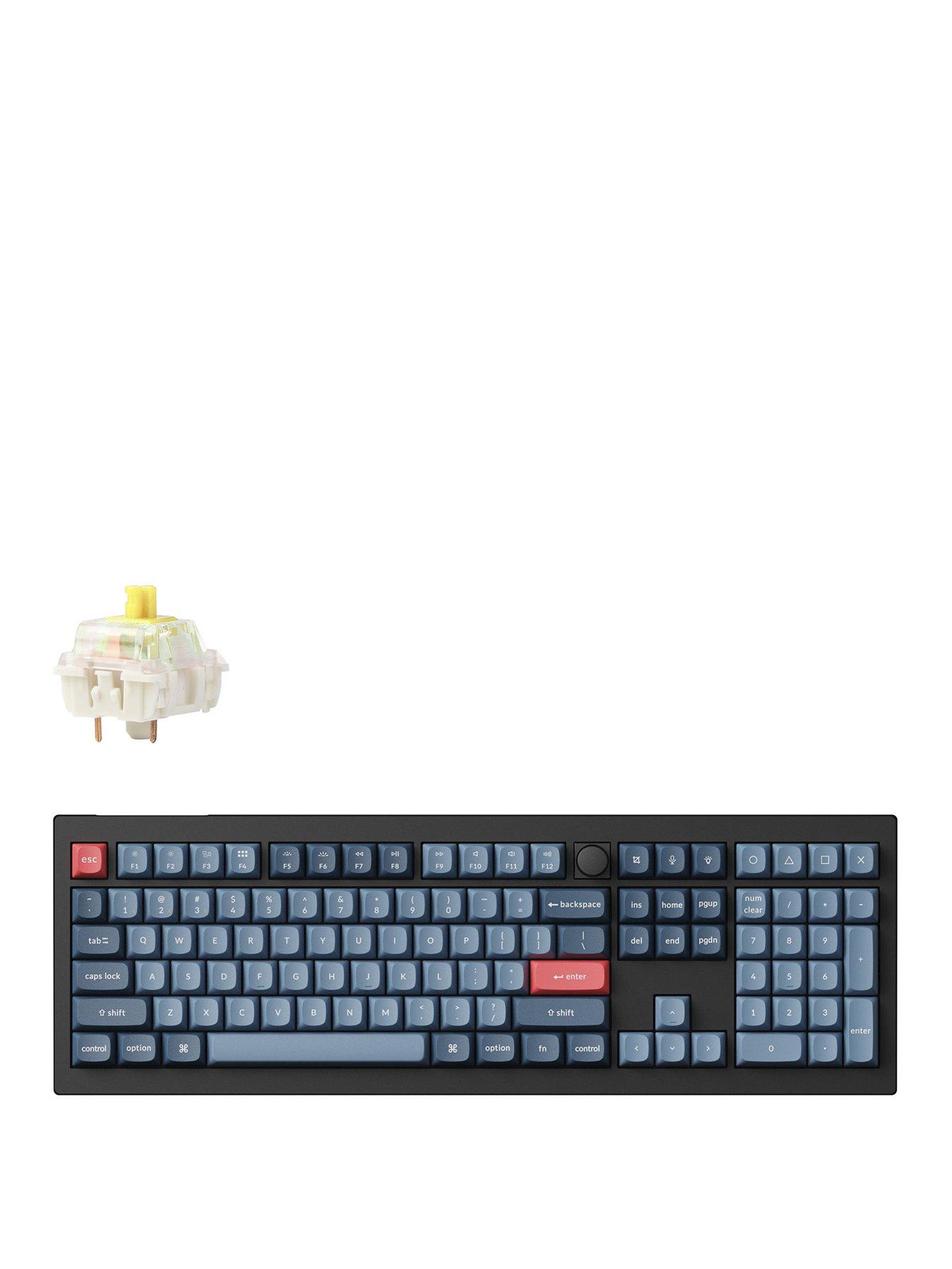 Image 1 of 6 of Keychron V6 MAX UK Full Size 104 Key Carbon Black
