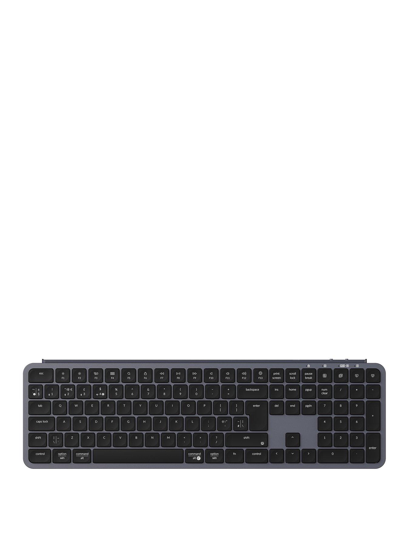 Keychron B6 Pro Ultra-Slim Wireless Full Size Keyboard Space Grey