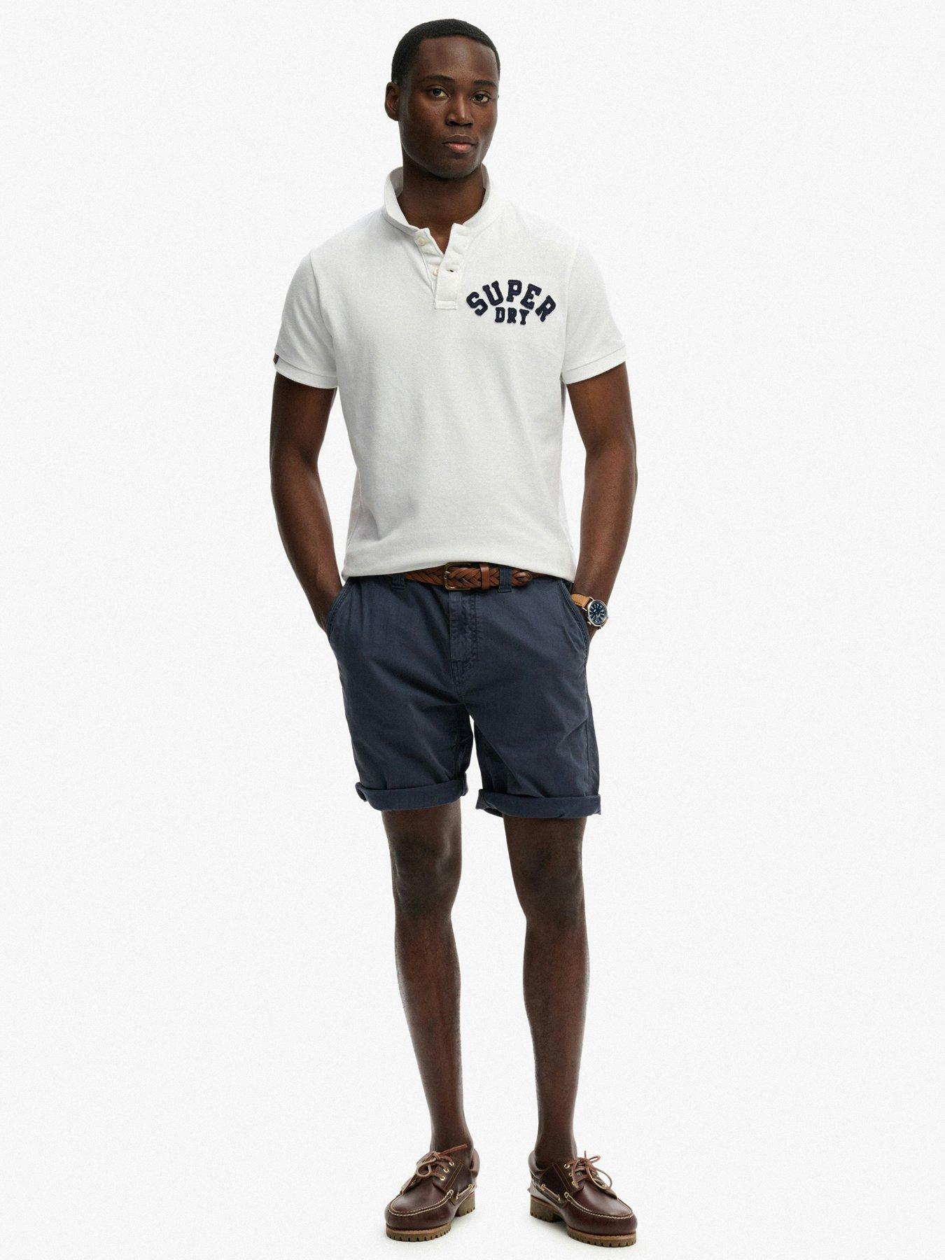 Image 3 of 7 of Superdry Utility Chino Shorts - Navy