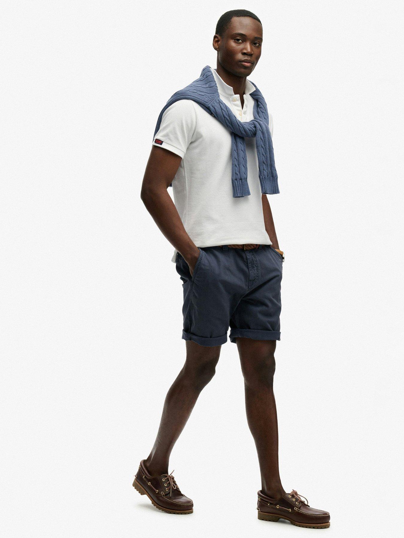 Image 5 of 7 of Superdry Utility Chino Shorts - Navy