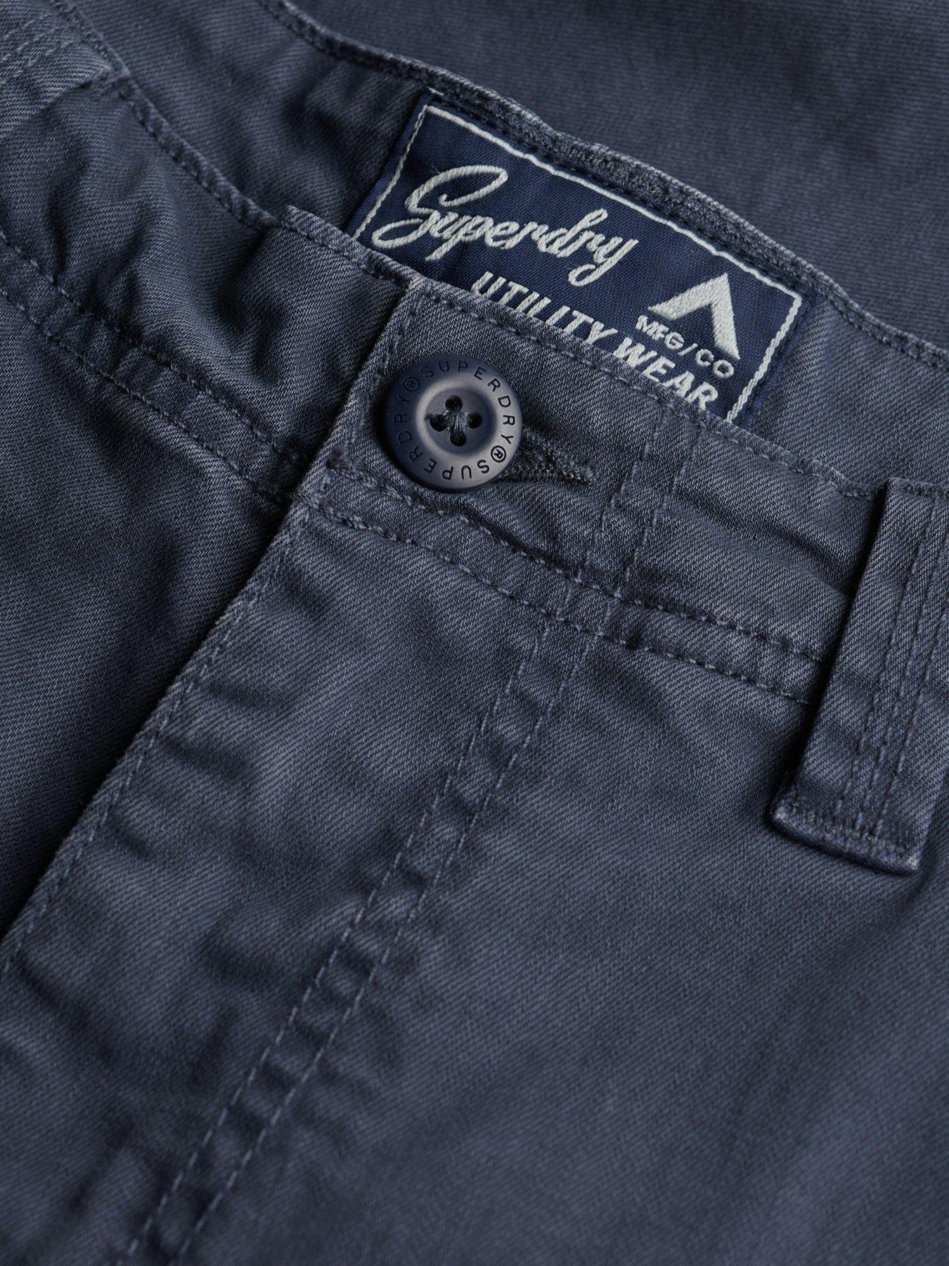 Image 7 of 7 of Superdry Utility Chino Shorts - Navy