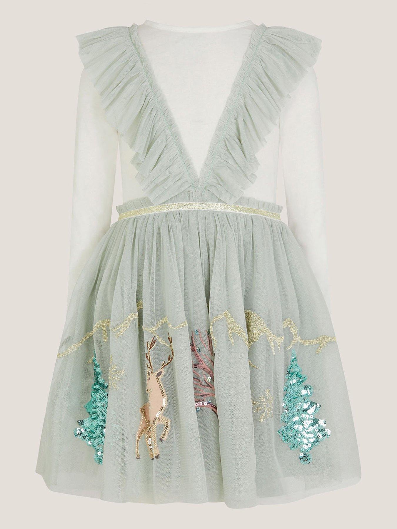 Monsoon Christmas Tree Dress Monsoon Girls Enchanted Tulle Ruffle