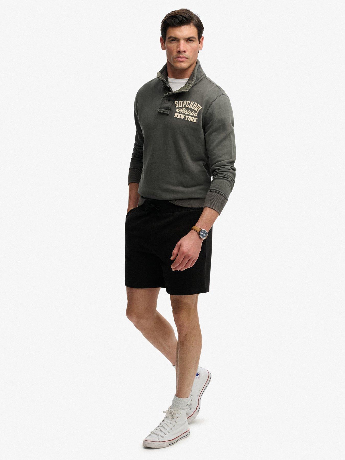 Image 5 of 6 of Superdry Essential Logo Classic Sweat Shorts - Black