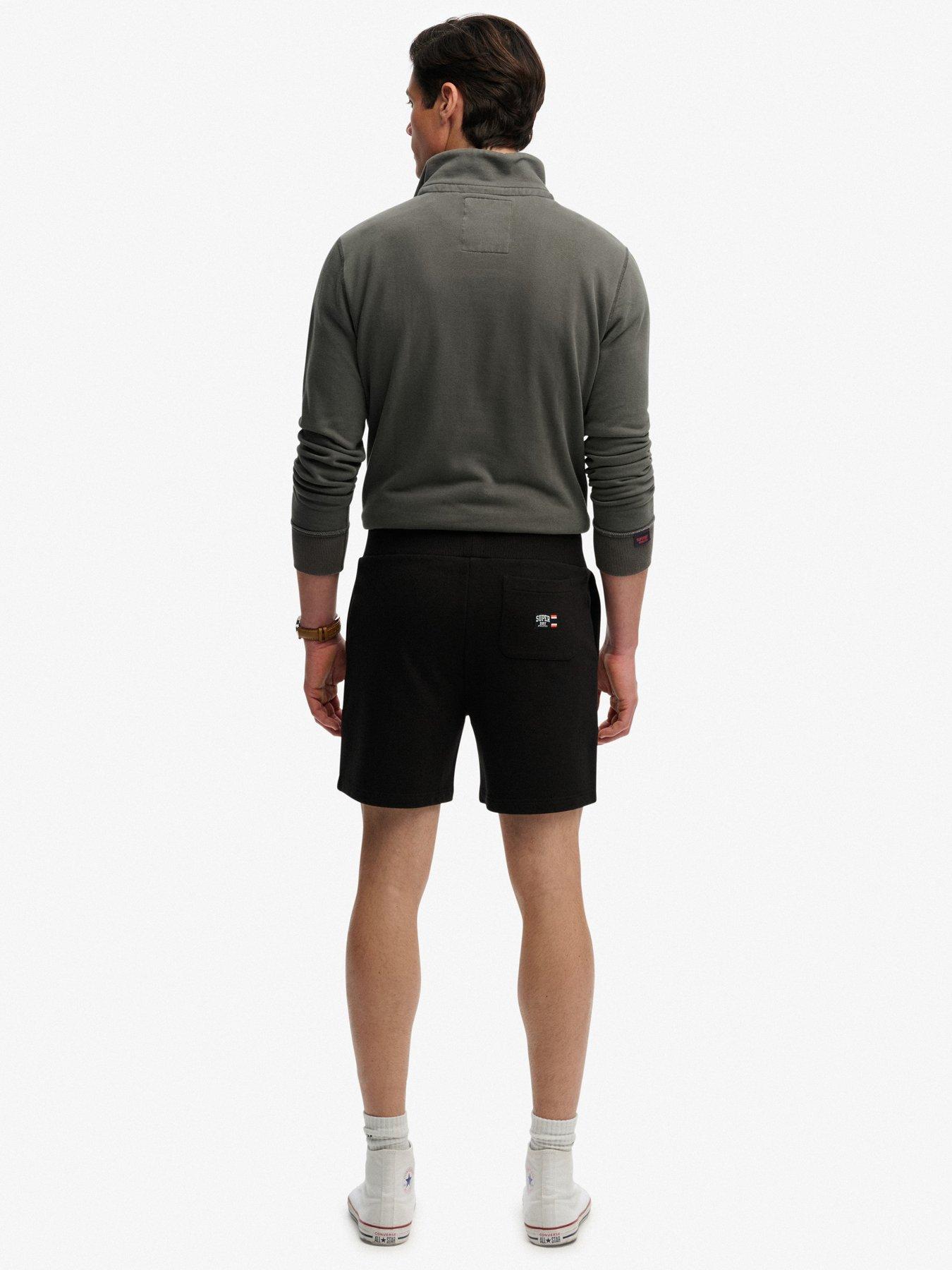 Image 6 of 6 of Superdry Essential Logo Classic Sweat Shorts - Black