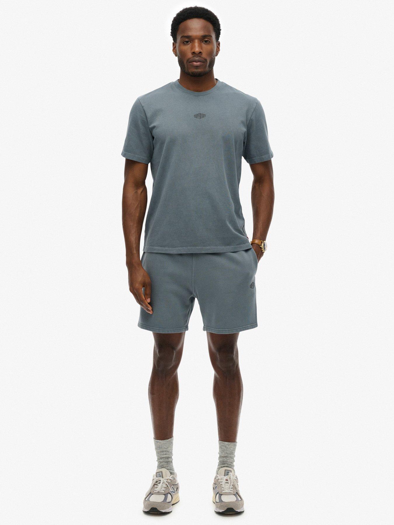 Image 3 of 6 of Superdry Superdry Micro Logo Sweat Shorts - Purple