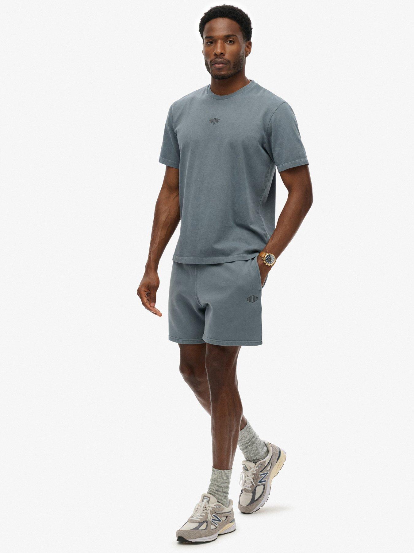 Image 5 of 6 of Superdry Superdry Micro Logo Sweat Shorts - Purple