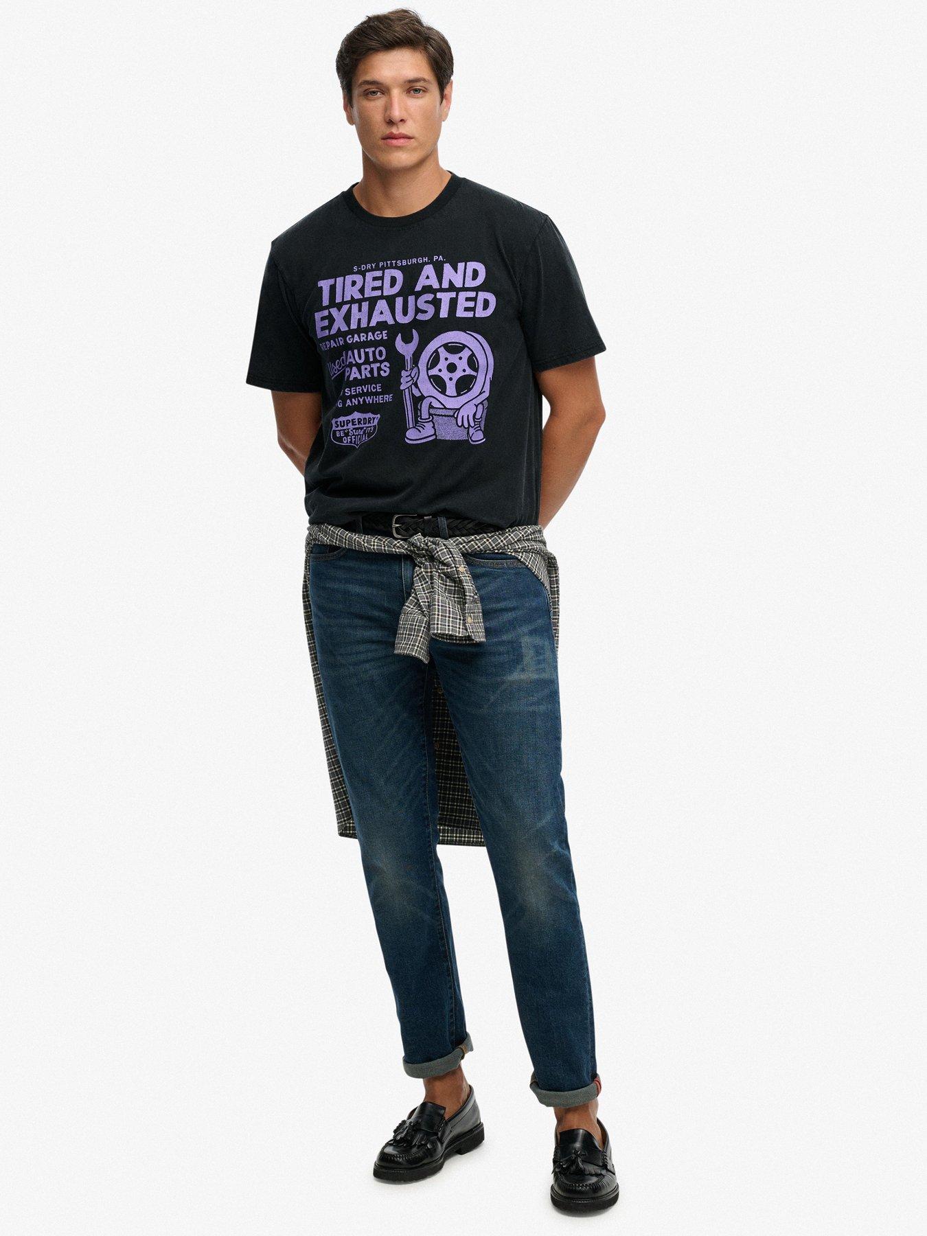 Image 2 of 5 of Superdry Local Business Graphic Loose Fit T-Shirt - Black