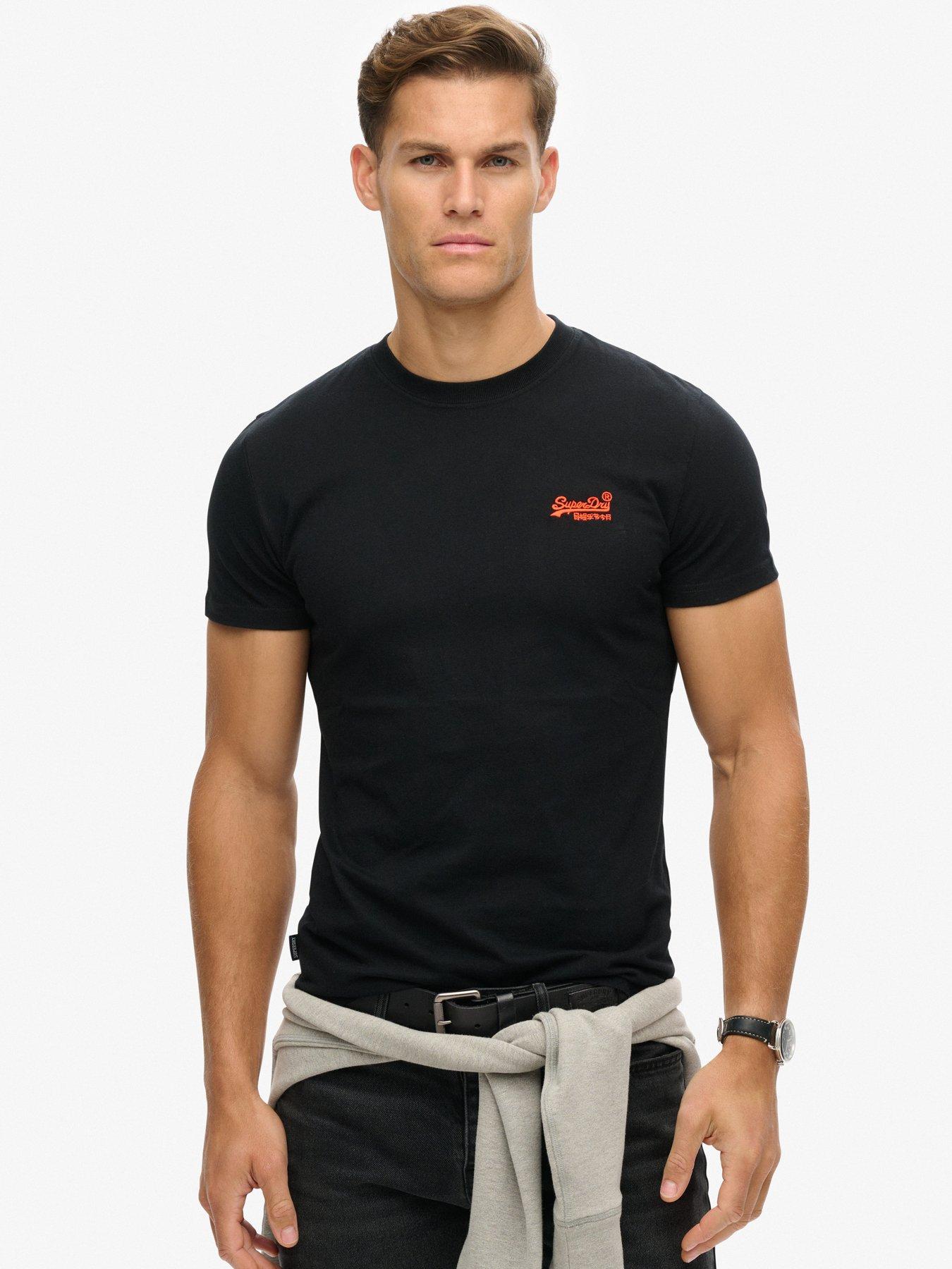 Superdry Cotton Essential Logo T-Shirt - Black