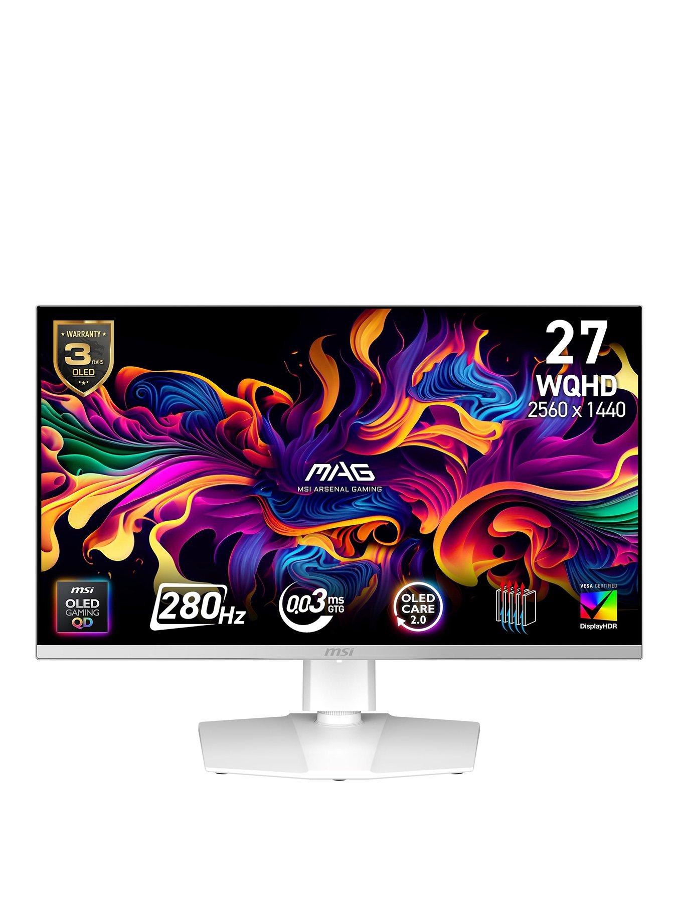 Image 1 of 7 of MSI MAG 272QPW QD-OLED X28 27-inch, WQHD, 280Hz, 0.03ms, Adaptive-Sync&nbsp;Gaming Monitor