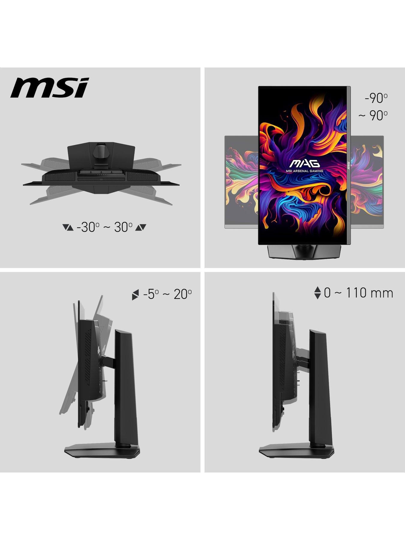 Image 7 of 7 of MSI MAG 272QP QD-OLED X50 27-inch, WQHD, 500Hz, 0.03ms, Adaptive-Sync&nbsp;Gaming Monitor