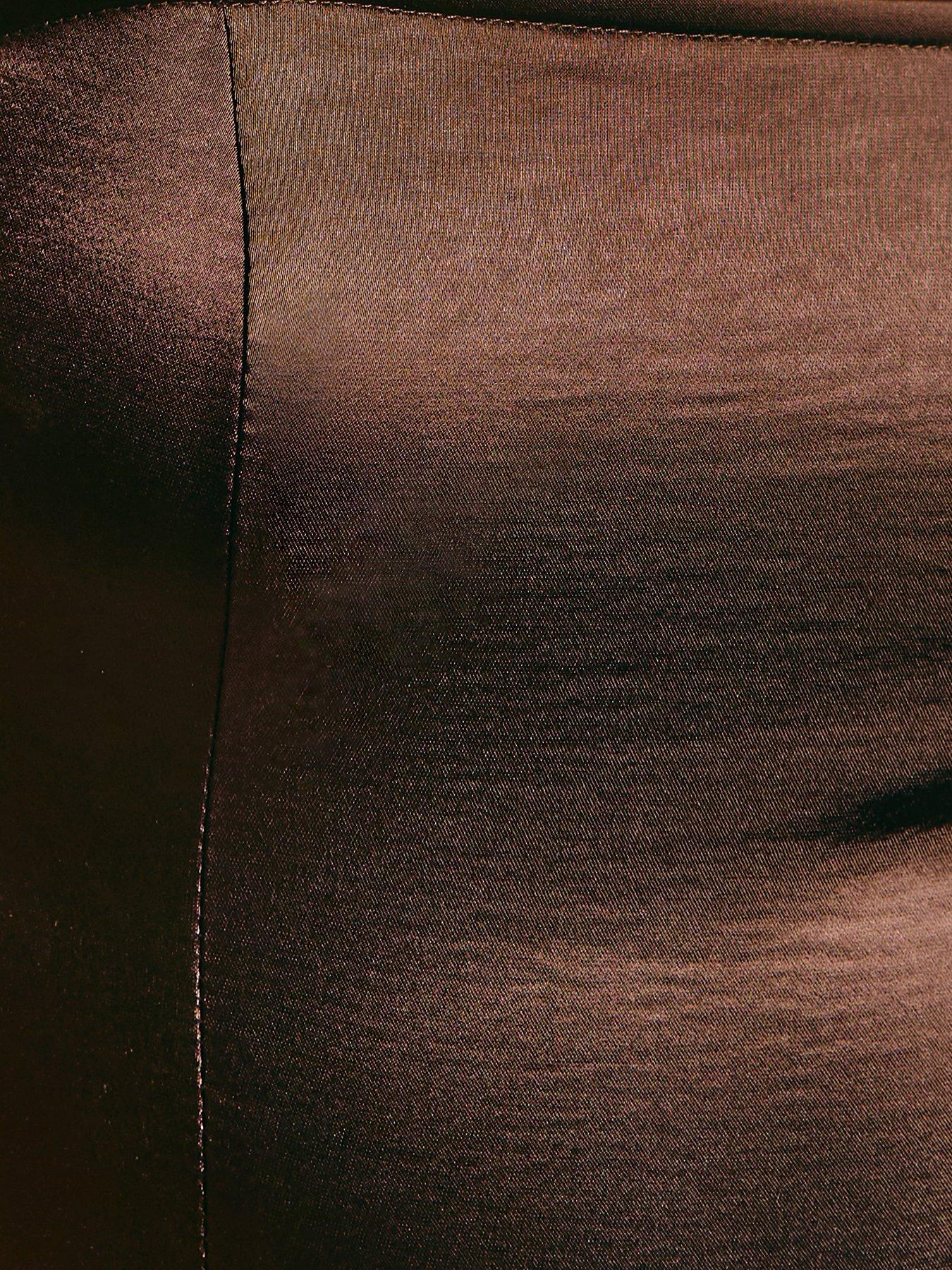 Image 5 of 5 of New Look Mid Brown Satin Ruched Strap Cami