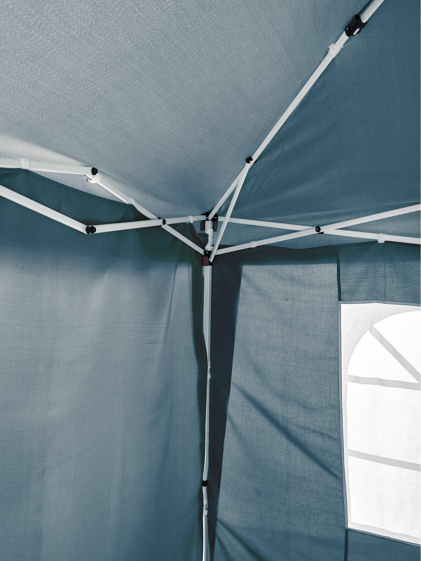Image 6 of 6 of The Very Collection 3 X 3M Pop Up Gazebo With 3 Piece Side Panels - Blue