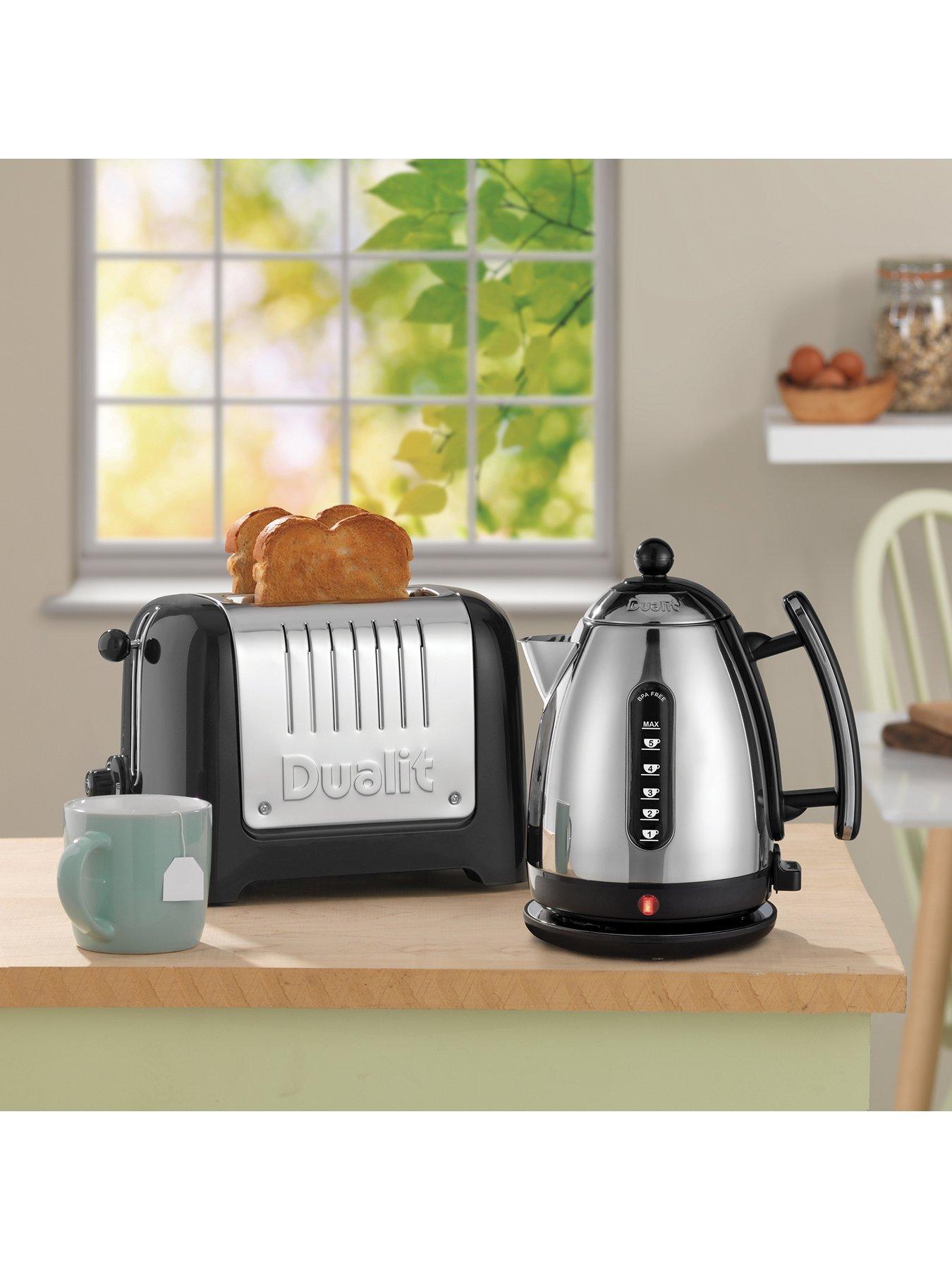 Dualit Lite Kettle & 2 slot toaster Black Gloss | Very